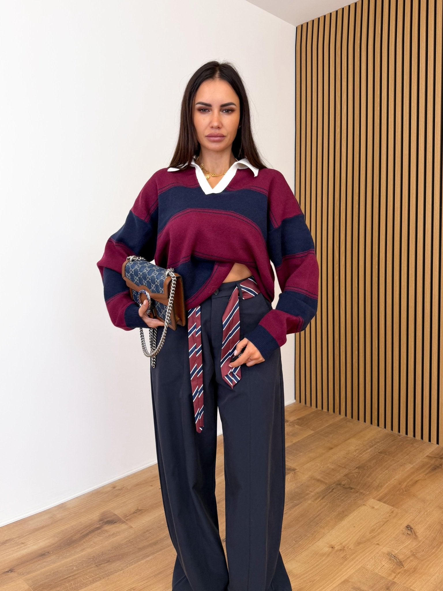 Polo Breton - Blu E Bordeaux - SAINTH