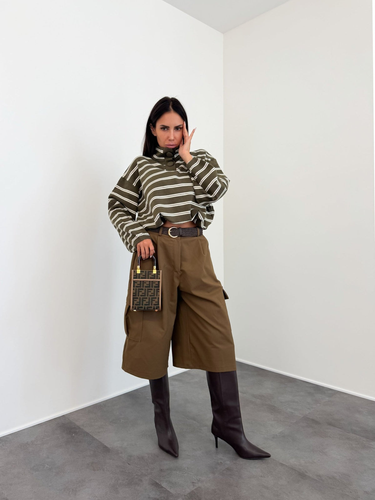 Bermuda Viky - Khaki - SAINTH
