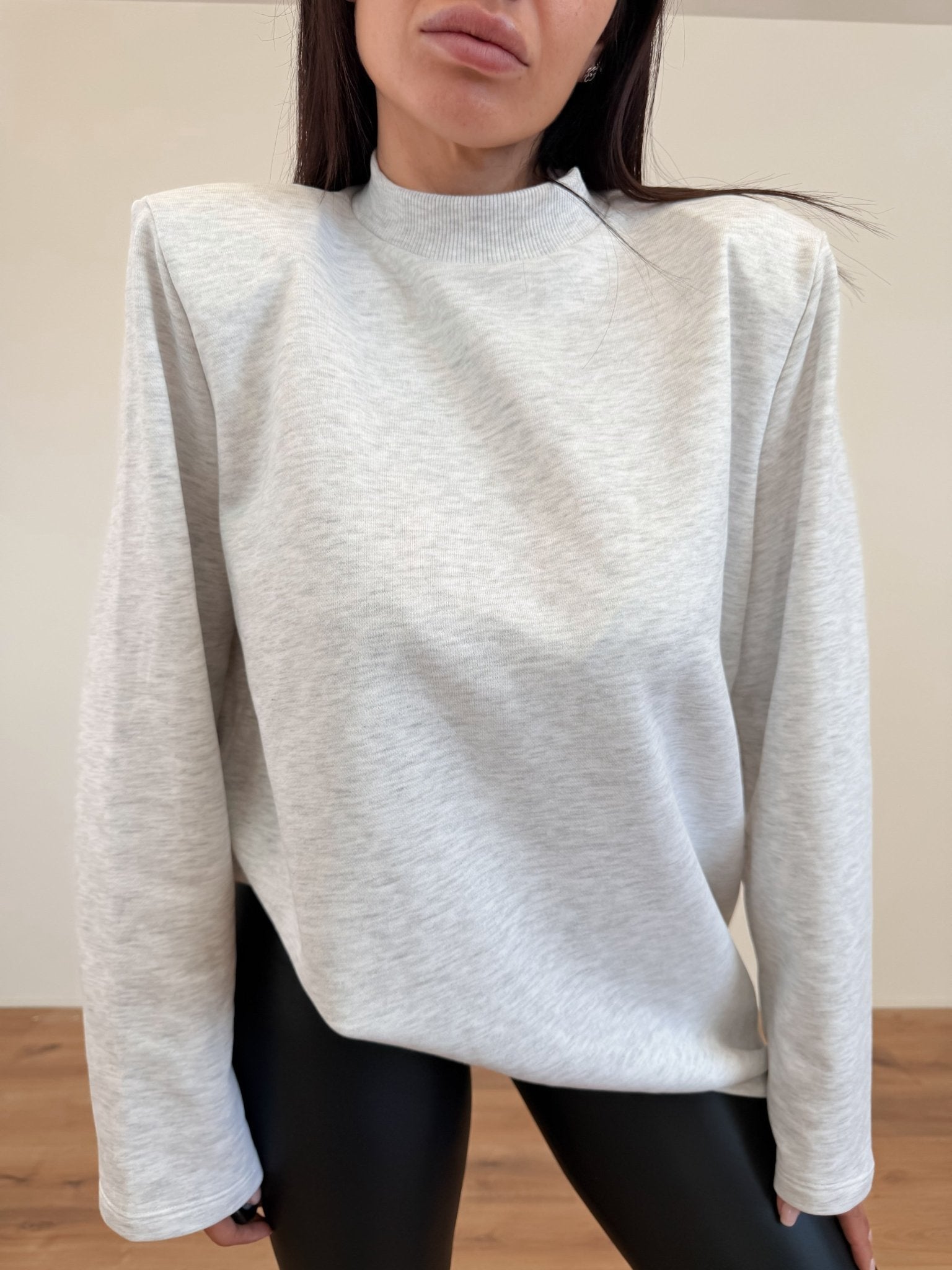 Felpa Maxi Spalla - Grigia - SAINTH