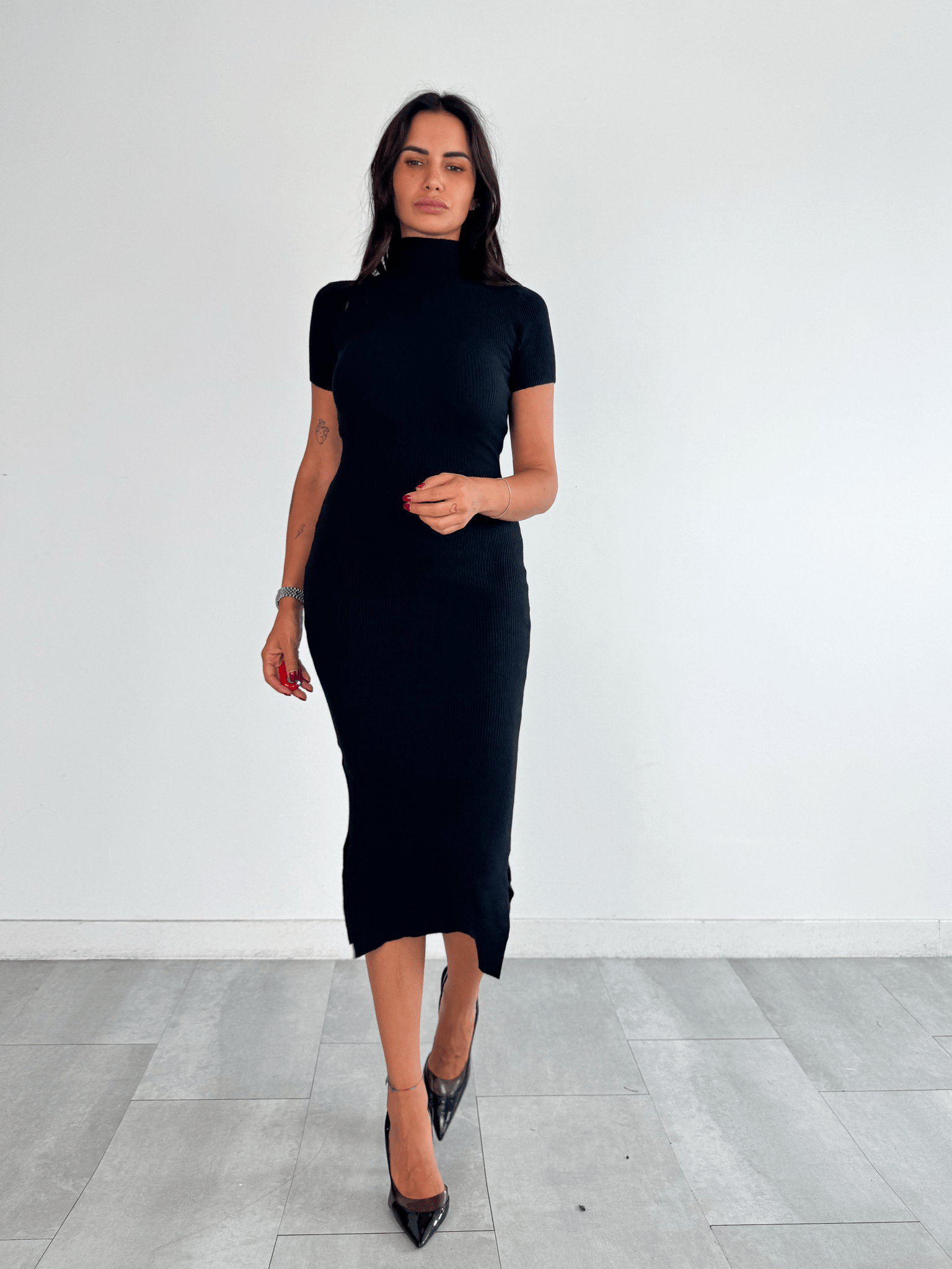 Abito Pull Tender - Nero - SAINTH