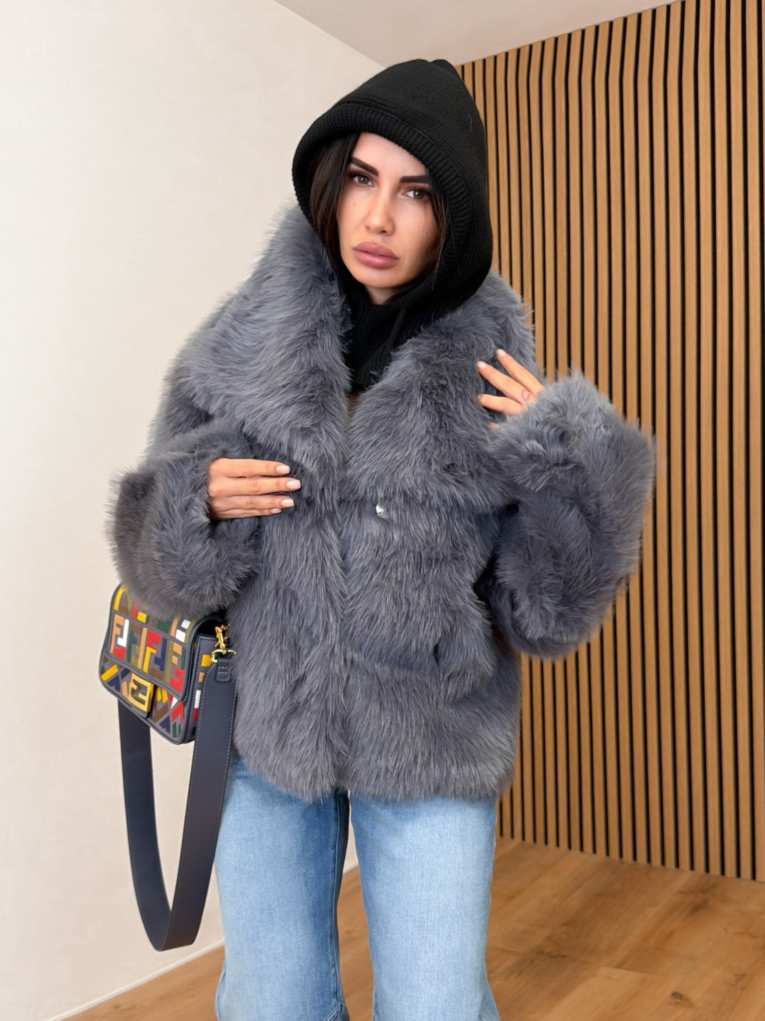 Pelliccia Chamonix - Grigia - SAINTH