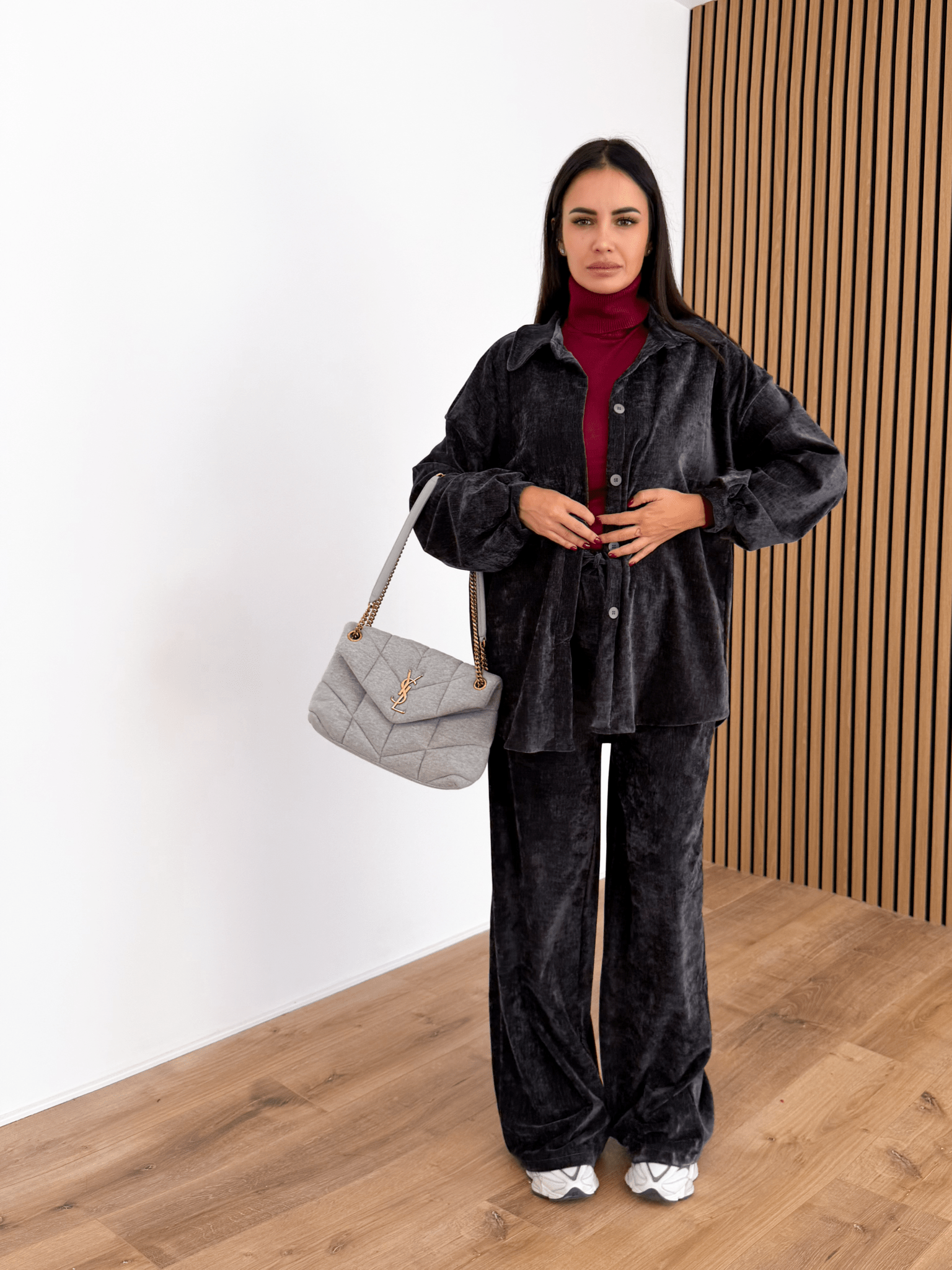 Pull Collo Alto - Bordeaux - SAINTH