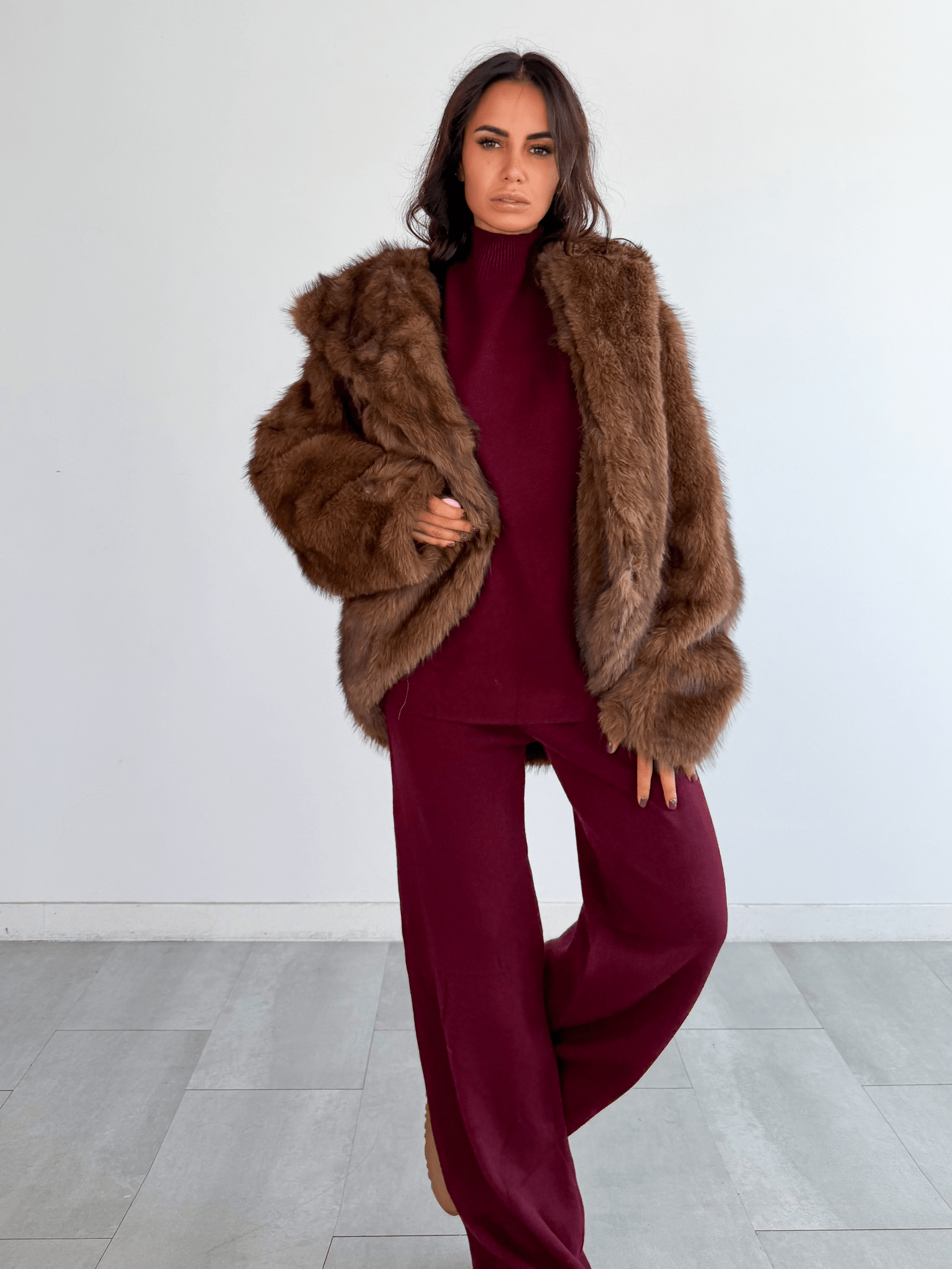 Pelliccia Fuoco - Camel - SAINTH