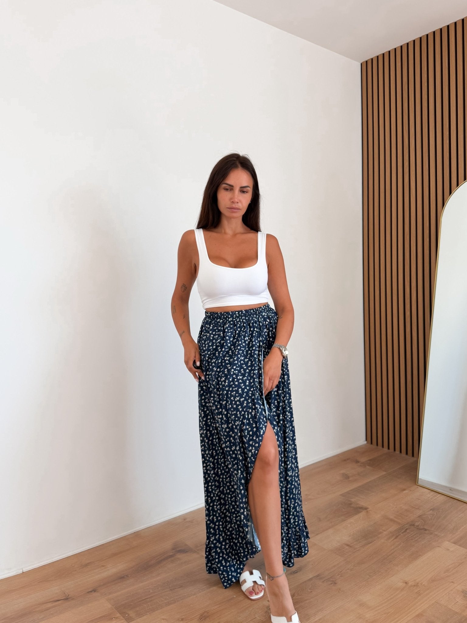 Top Crop - Bianco - SAINTH