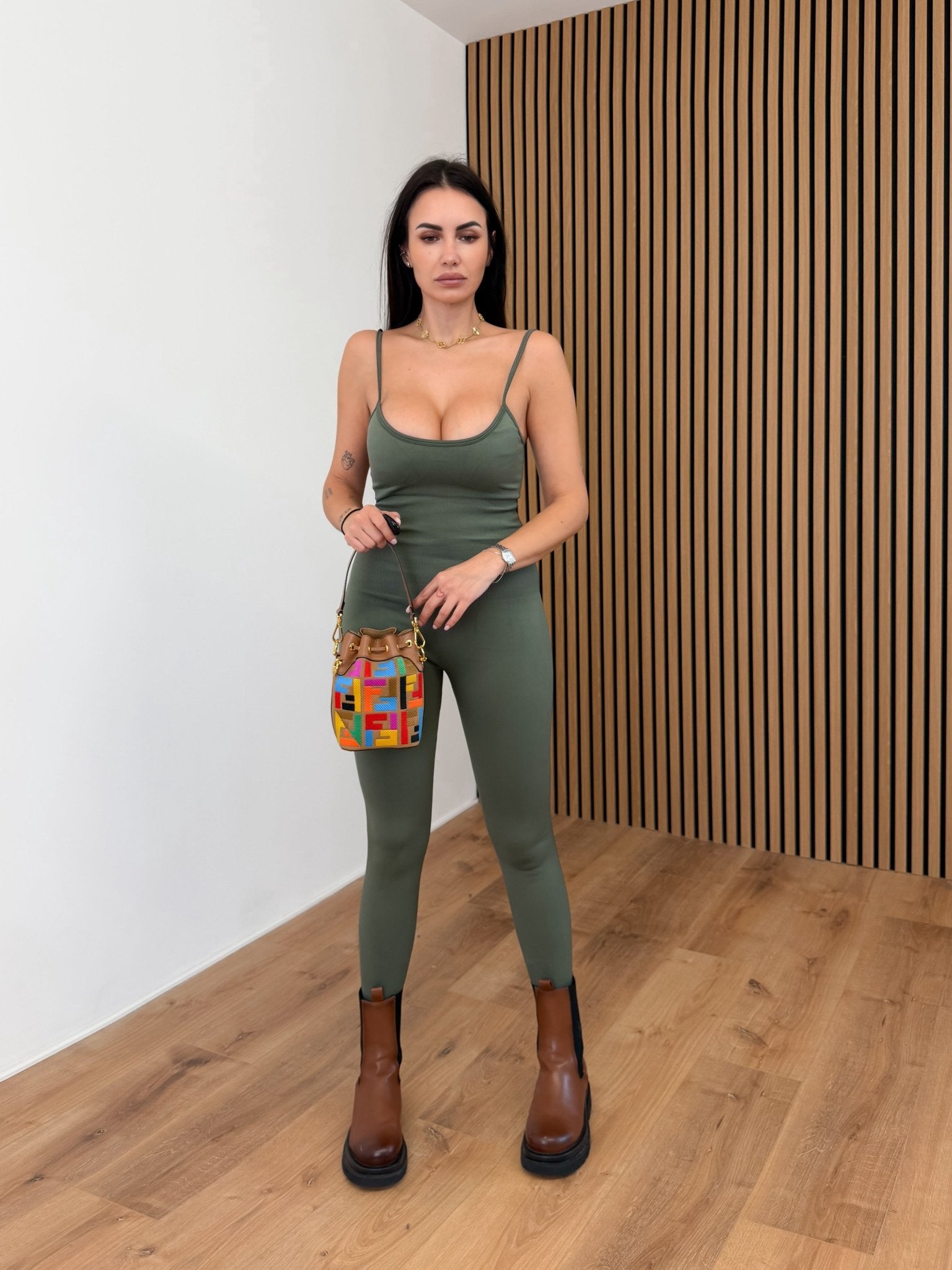 Tuta Intera Modellante - Army Green - SAINTH