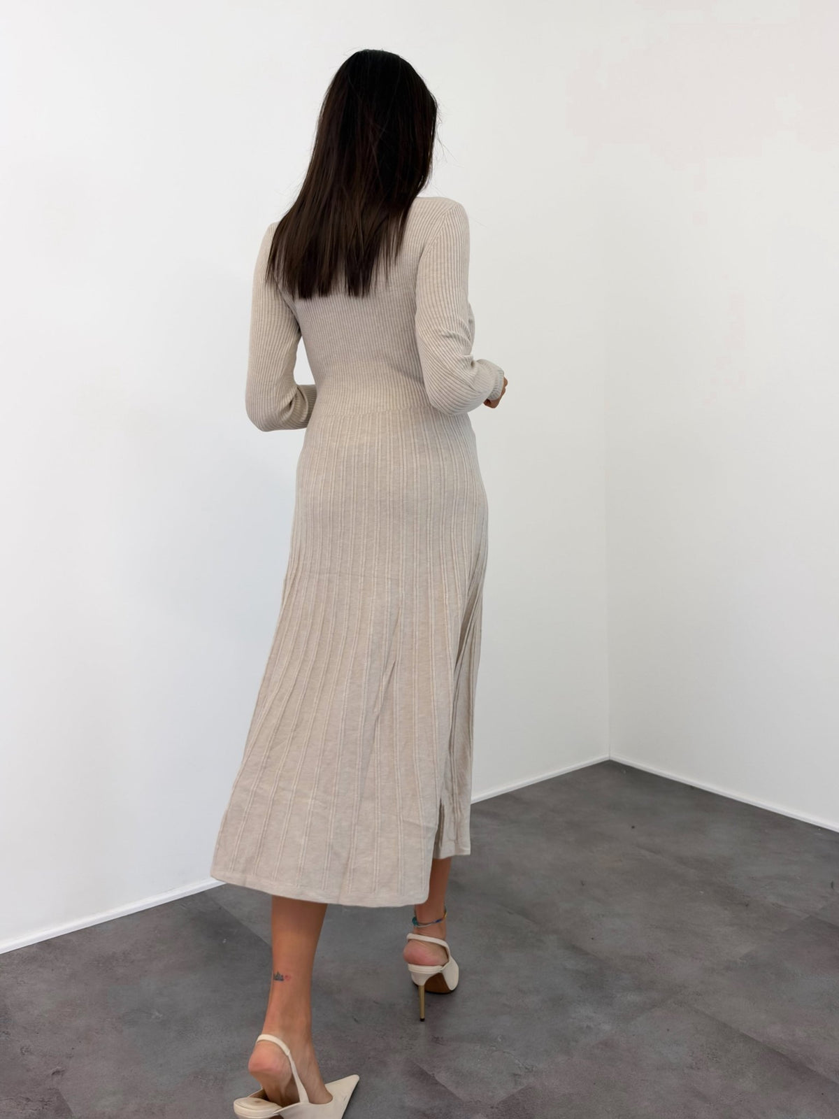 Abito Sissi - Beige - SAINTH