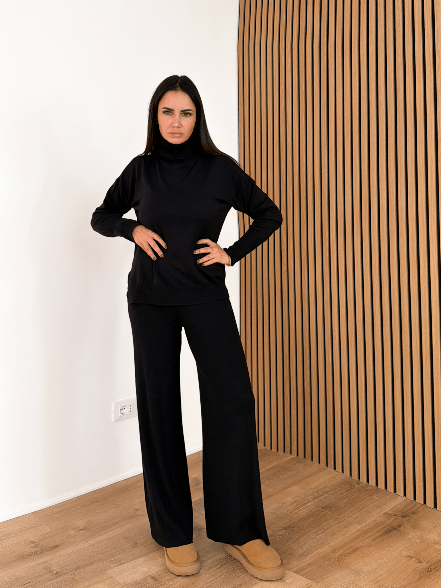 Coordinato Carezza - Nero - SAINTH