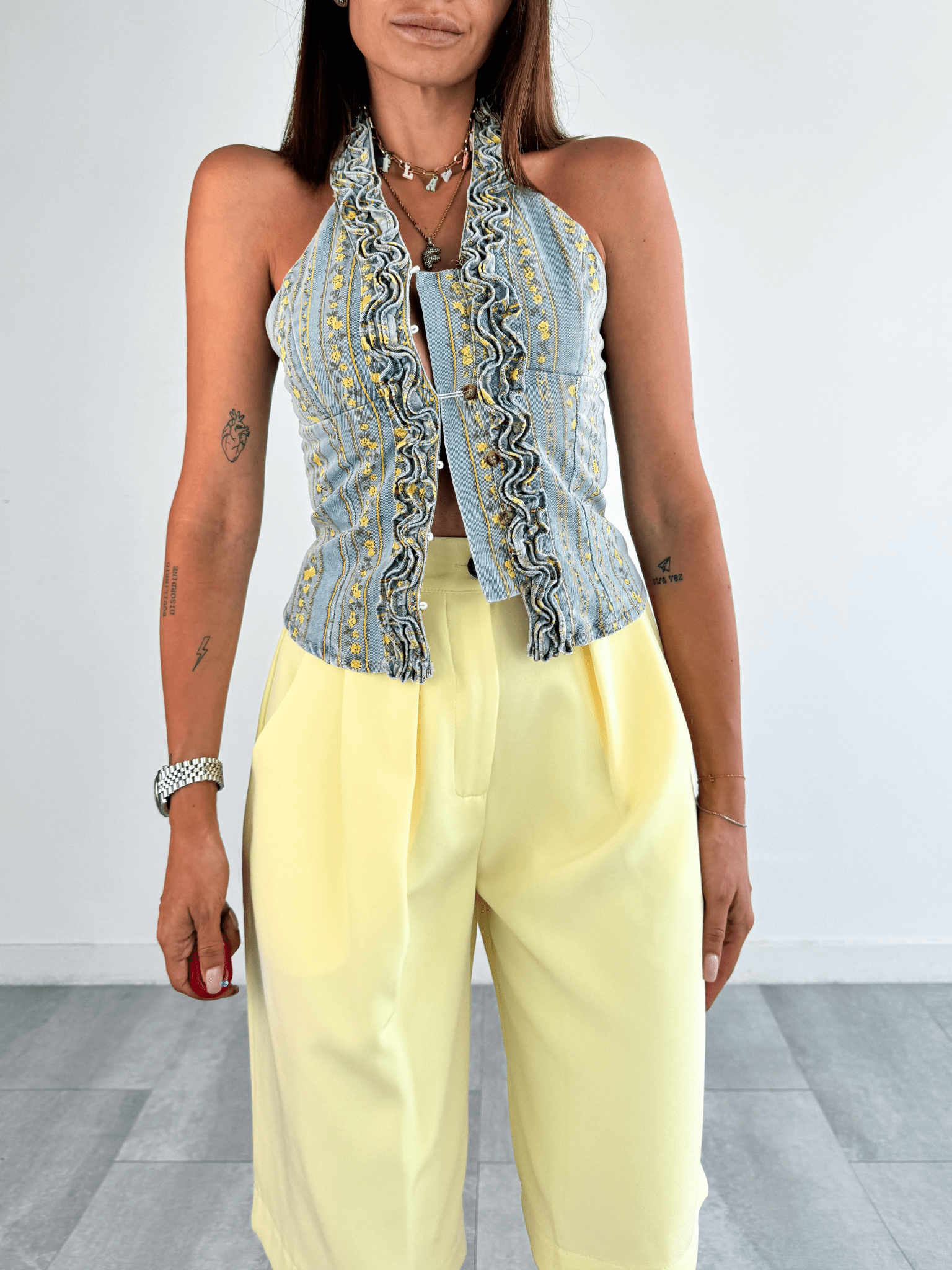 Top Microflower - Giallo - SAINTH