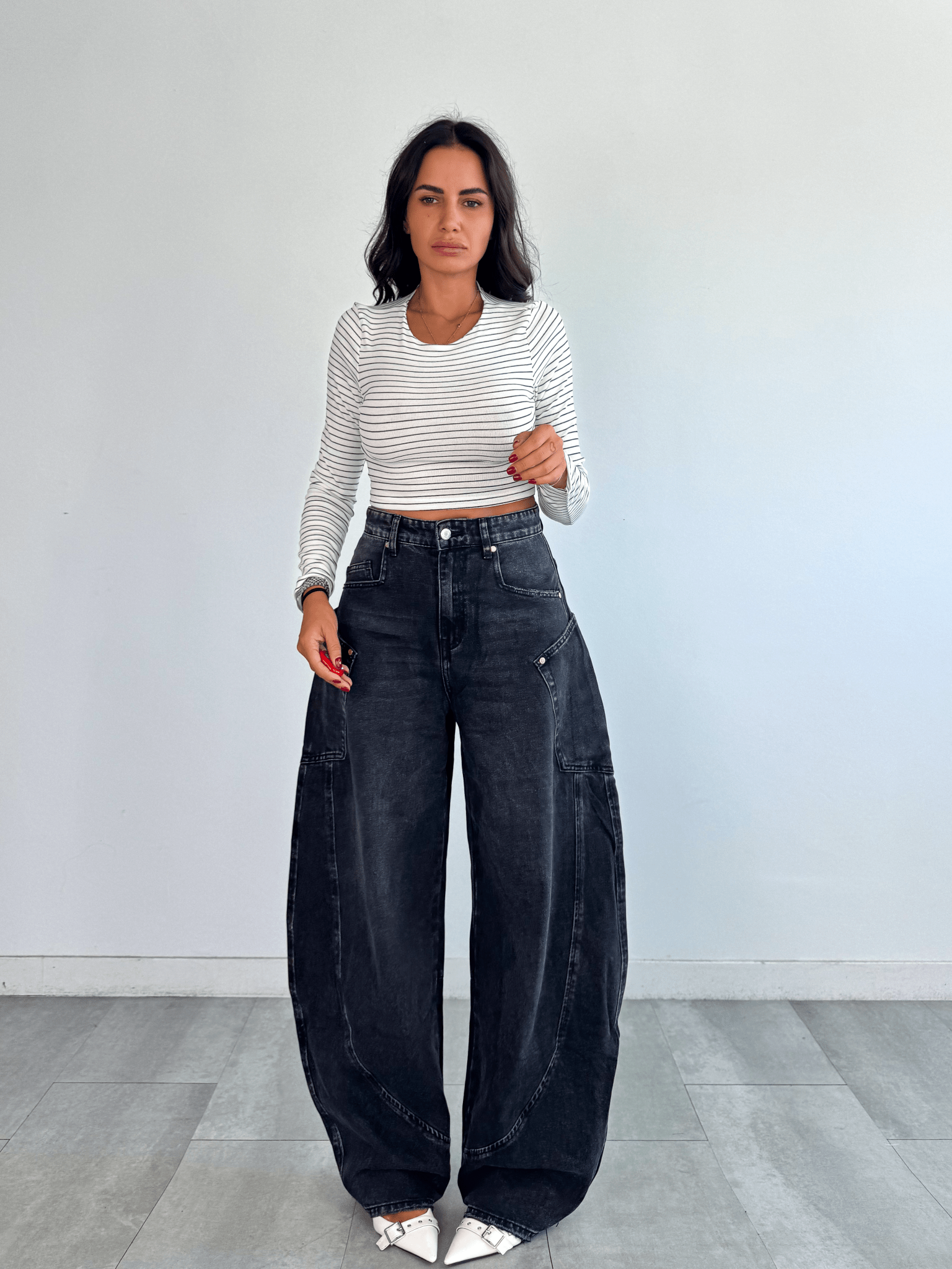 Jeans Shock - Nero - SAINTH