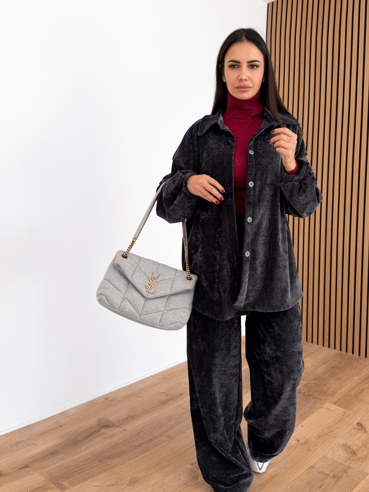 Pull Collo Alto - Bordeaux - SAINTH