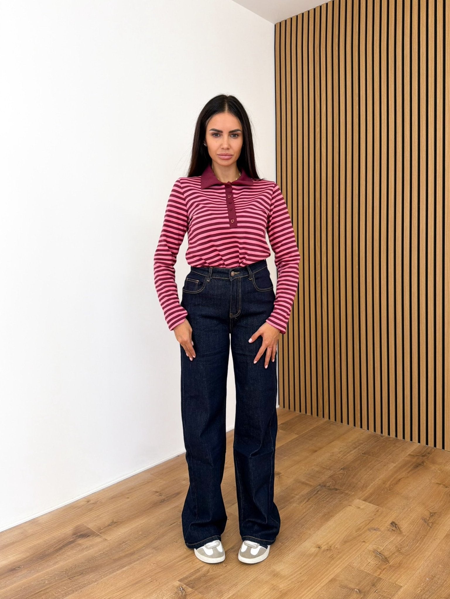 Polo Vespa - Bordeaux e Rosa - SAINTH