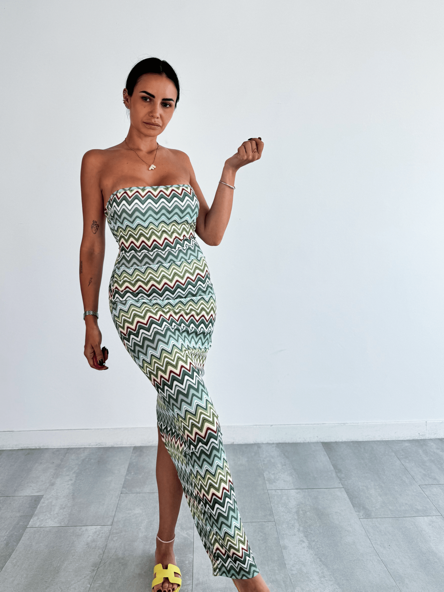 Abito Baroncella - Army Green - SAINTH