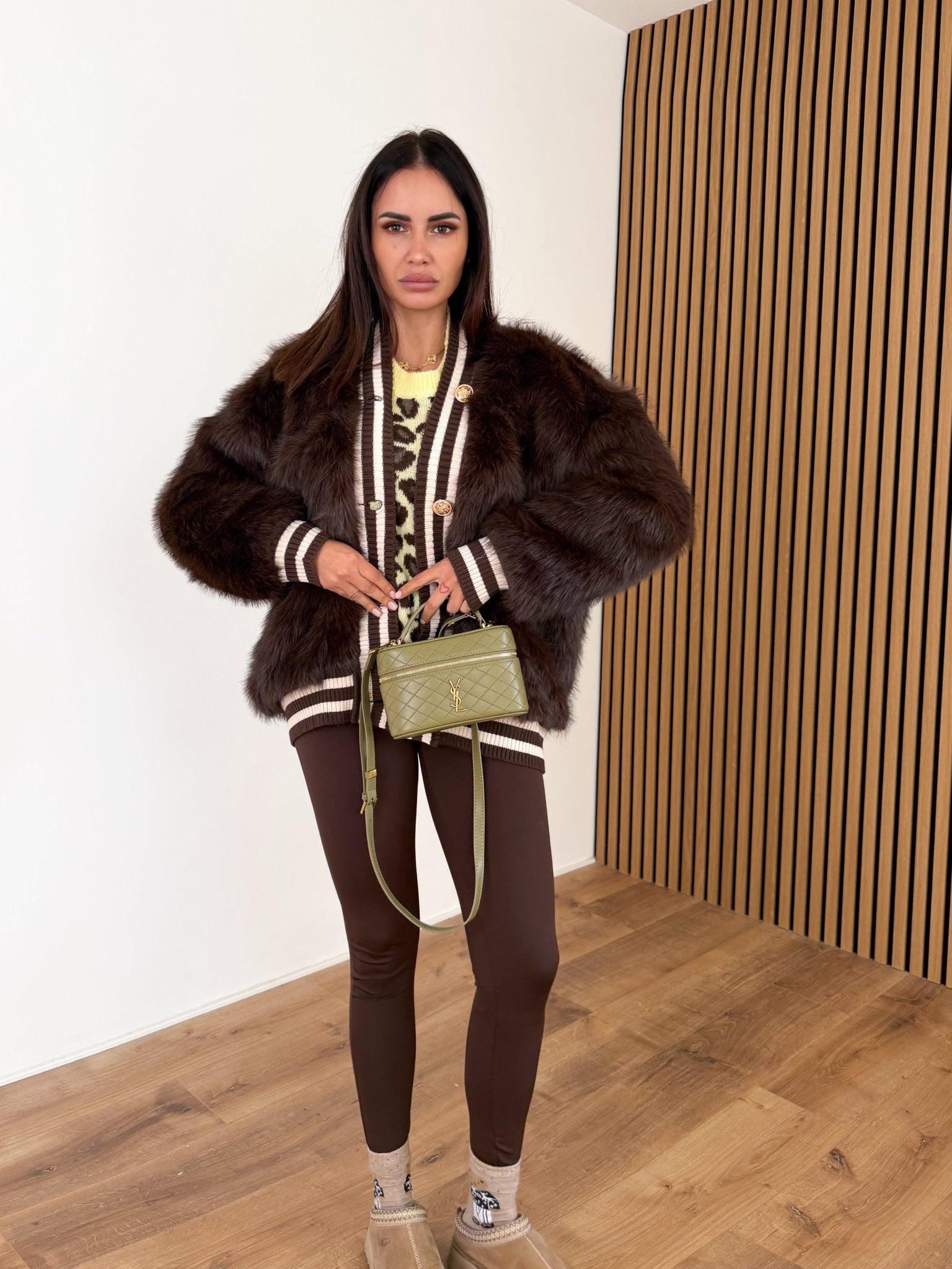 Pelliccia College - Marrone - SAINTH