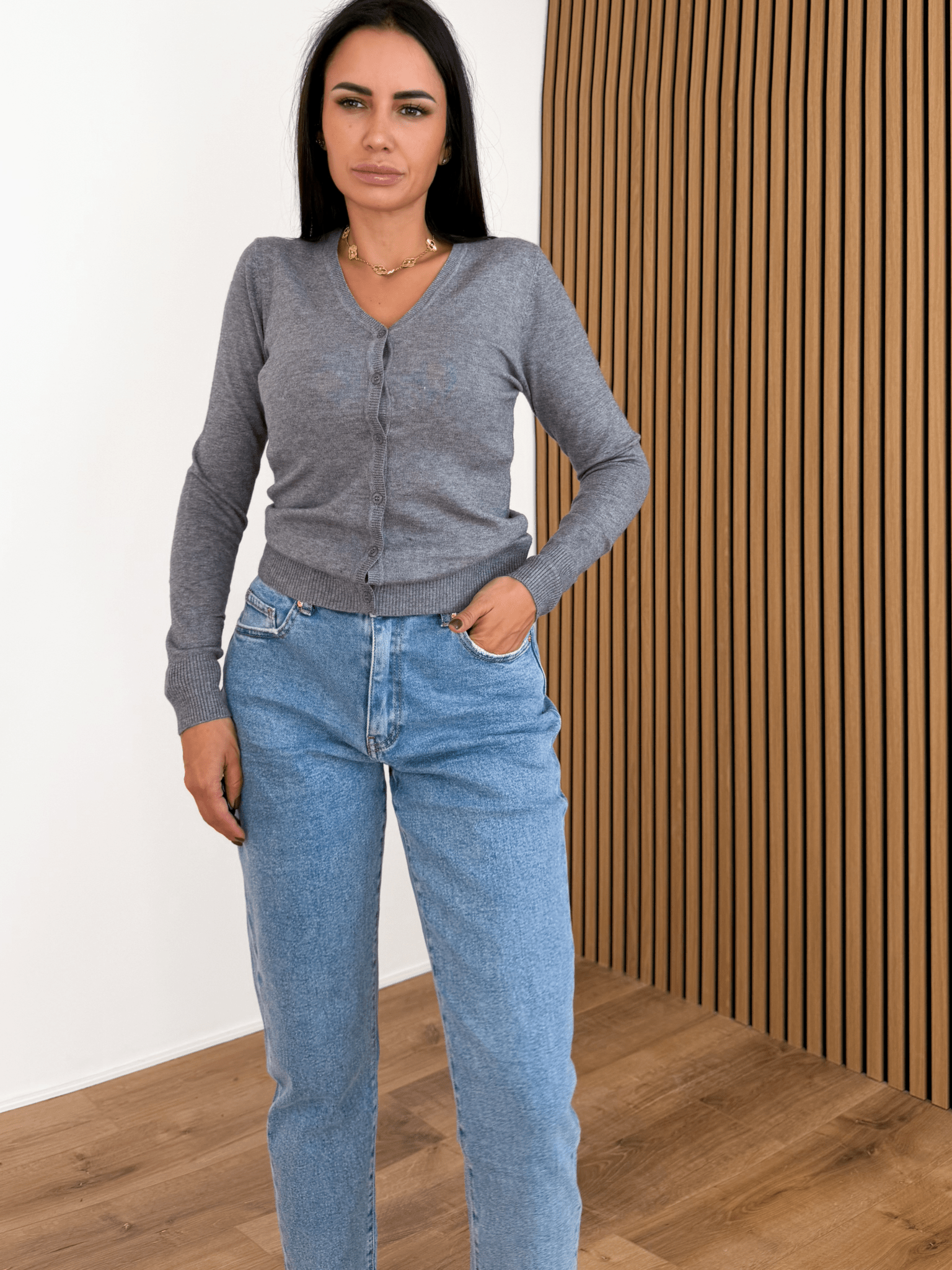 Cardigan Cozy - Grigio - SAINTH