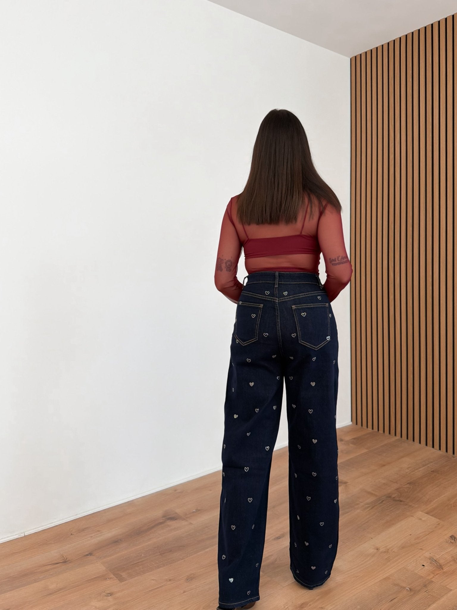 Jeans TR667 - Denim Scuro - SAINTH