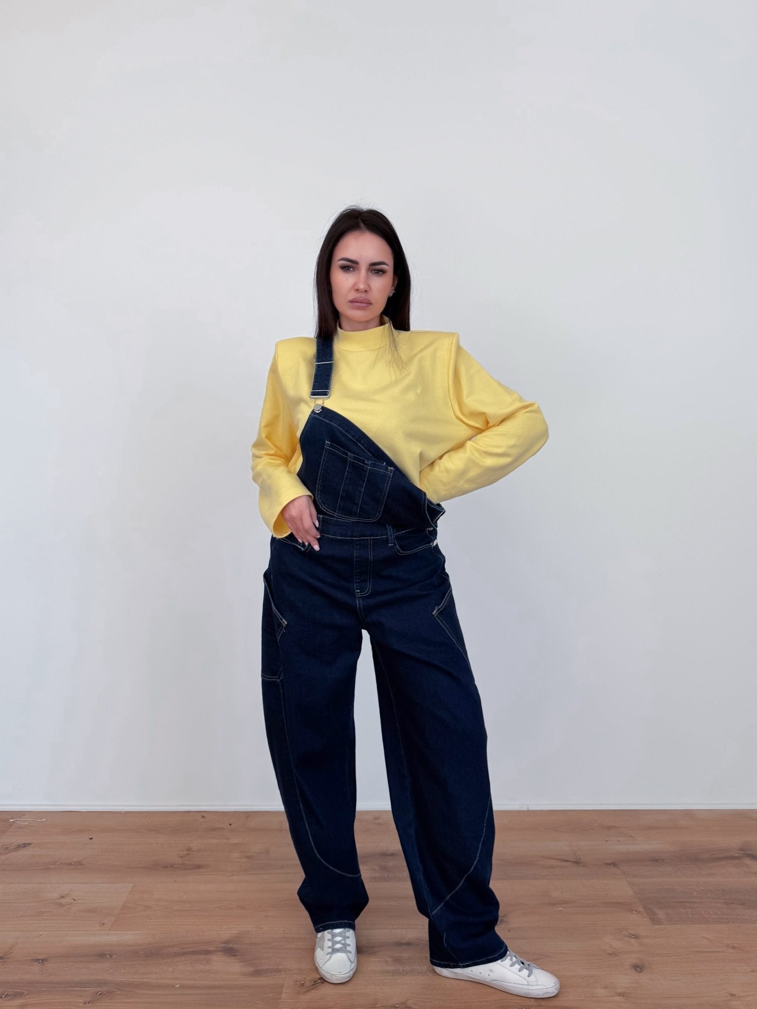 Felpa Maxi Spalla - Gialla - SAINTH