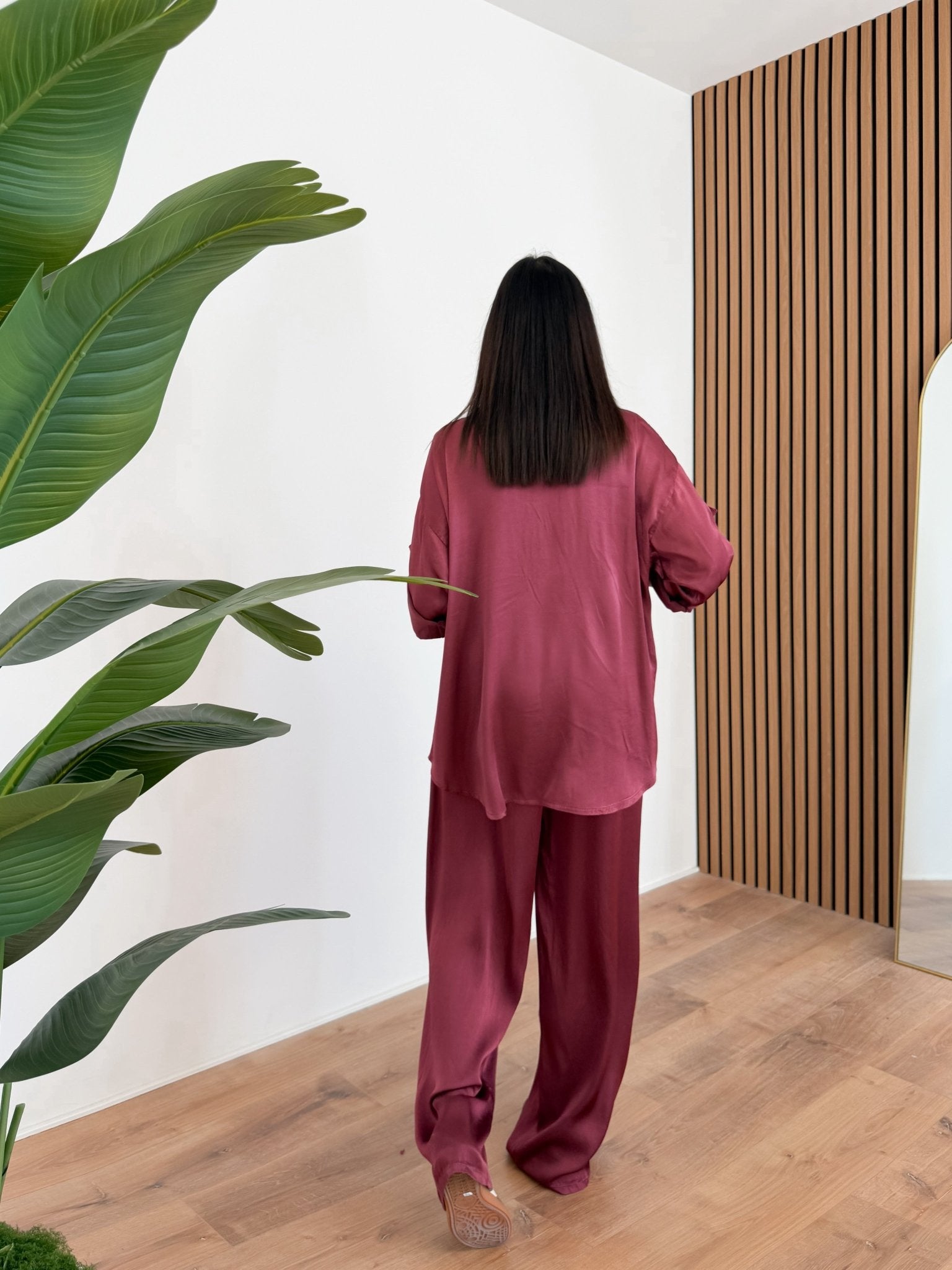 Camicia Breeze - Bordeaux - SAINTH