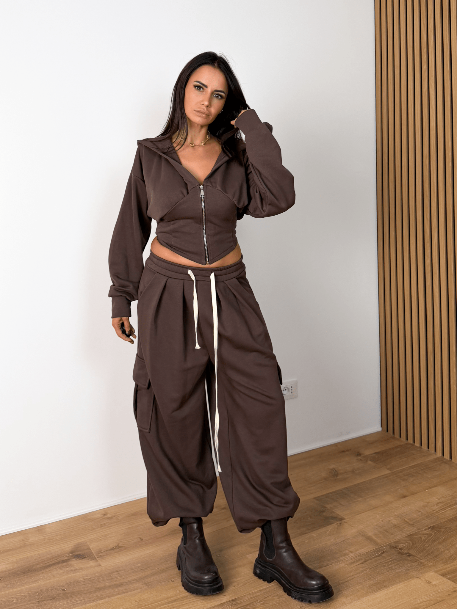 Completo Tuta Spiral - Marrone - SAINTH