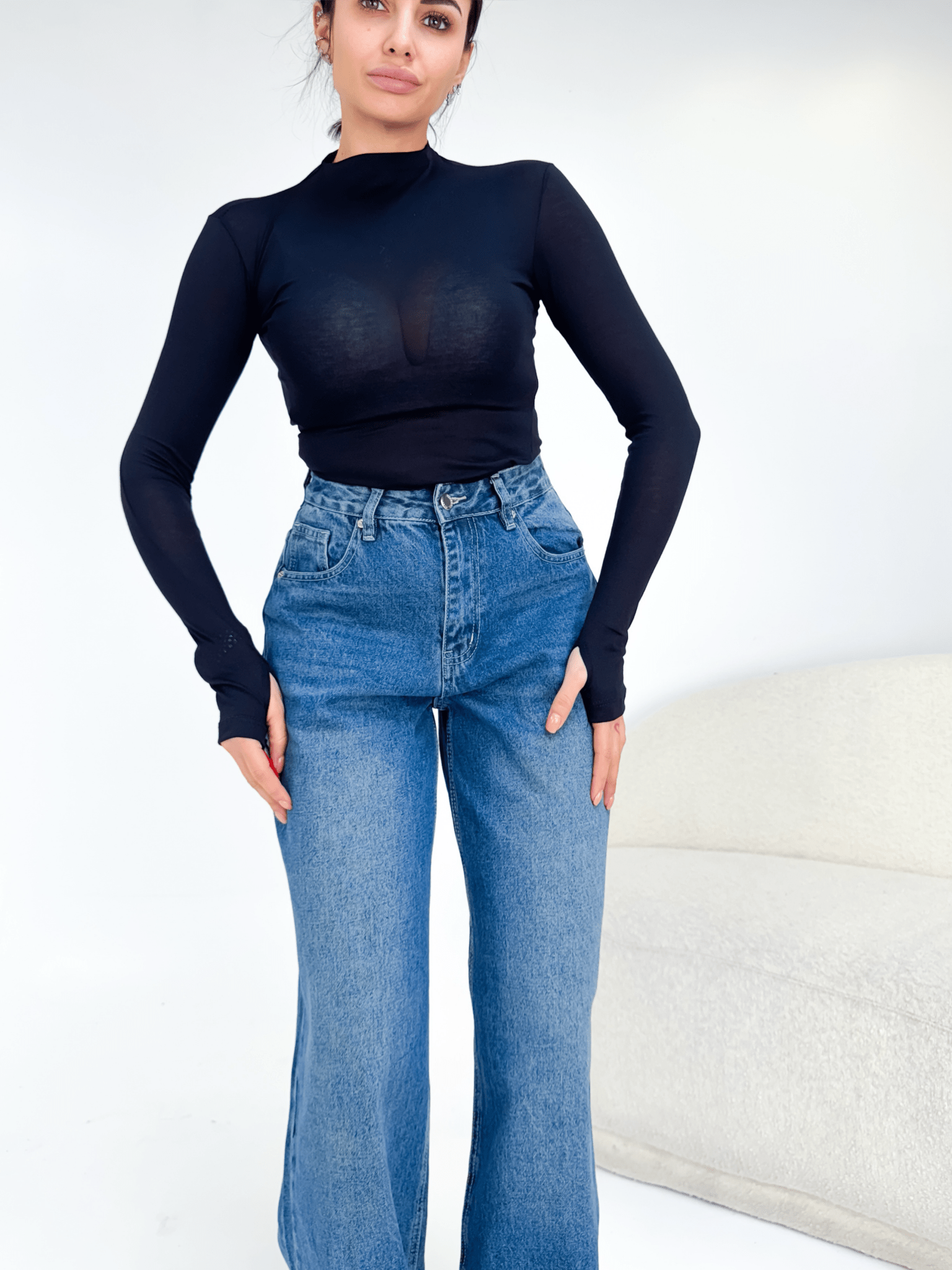 Jeans Piegone - Denim - SAINTH