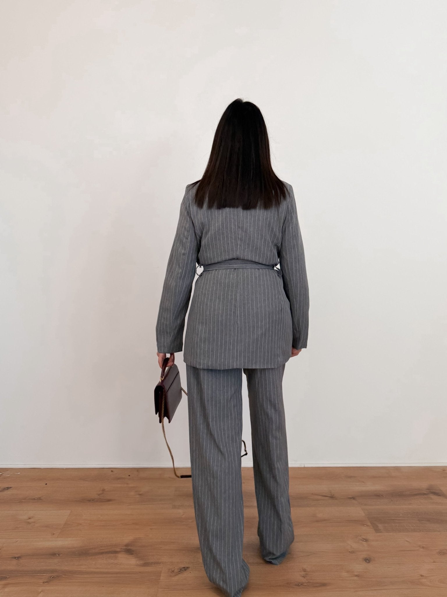 Coordinato Rigato - Grigio - SAINTH