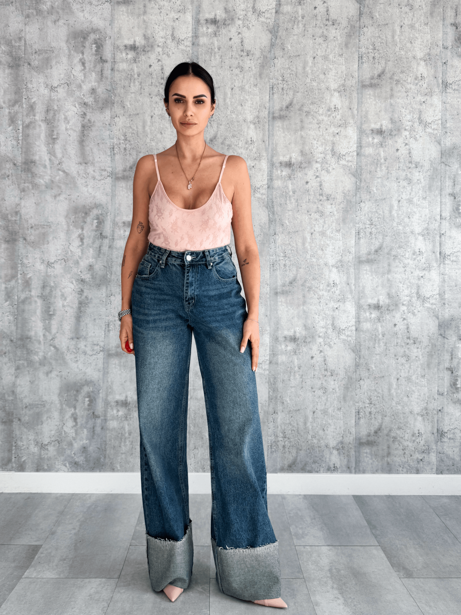 Jeans Piegone - Denim - SAINTH