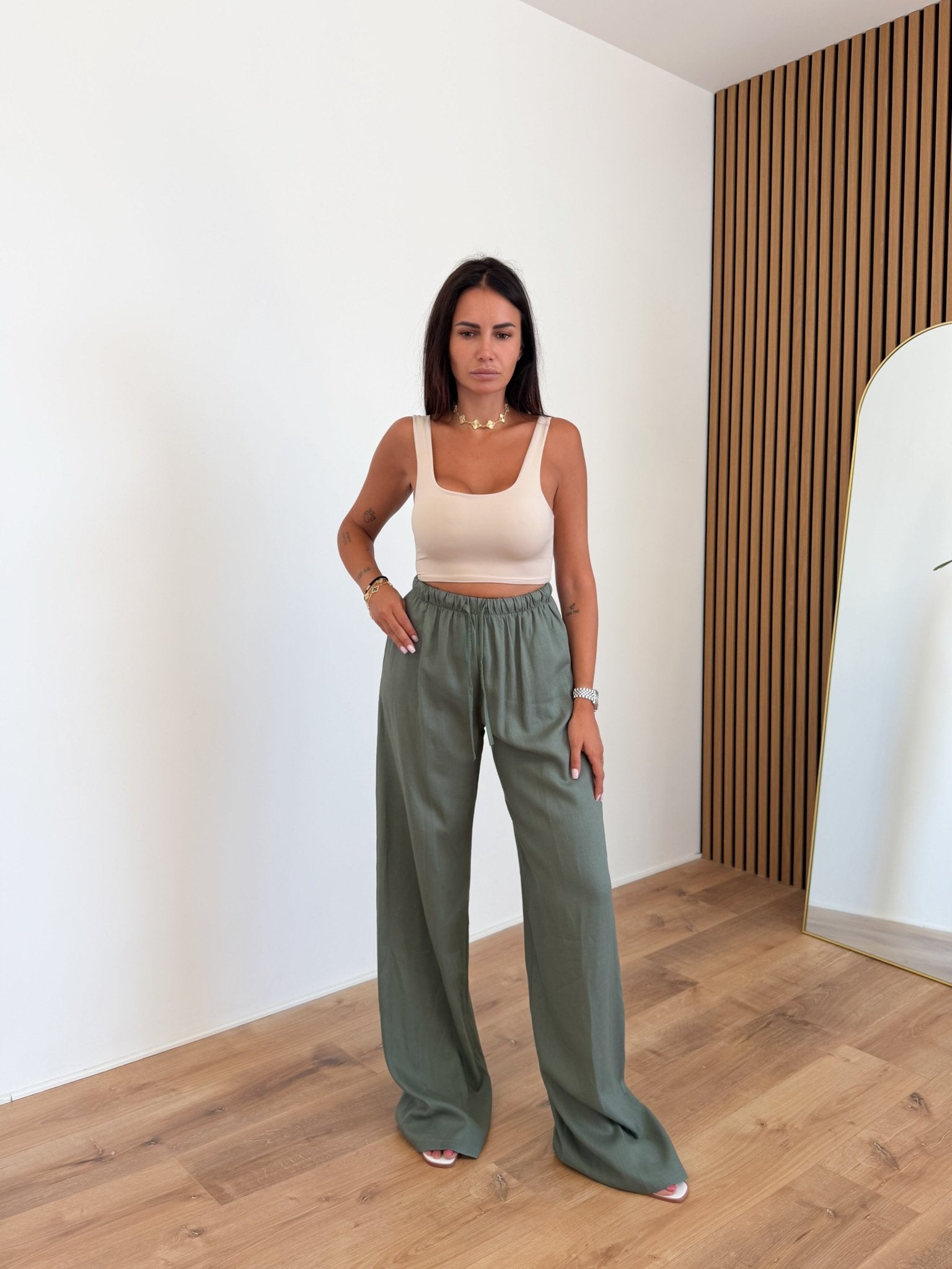 Top Crop - Beige - SAINTH