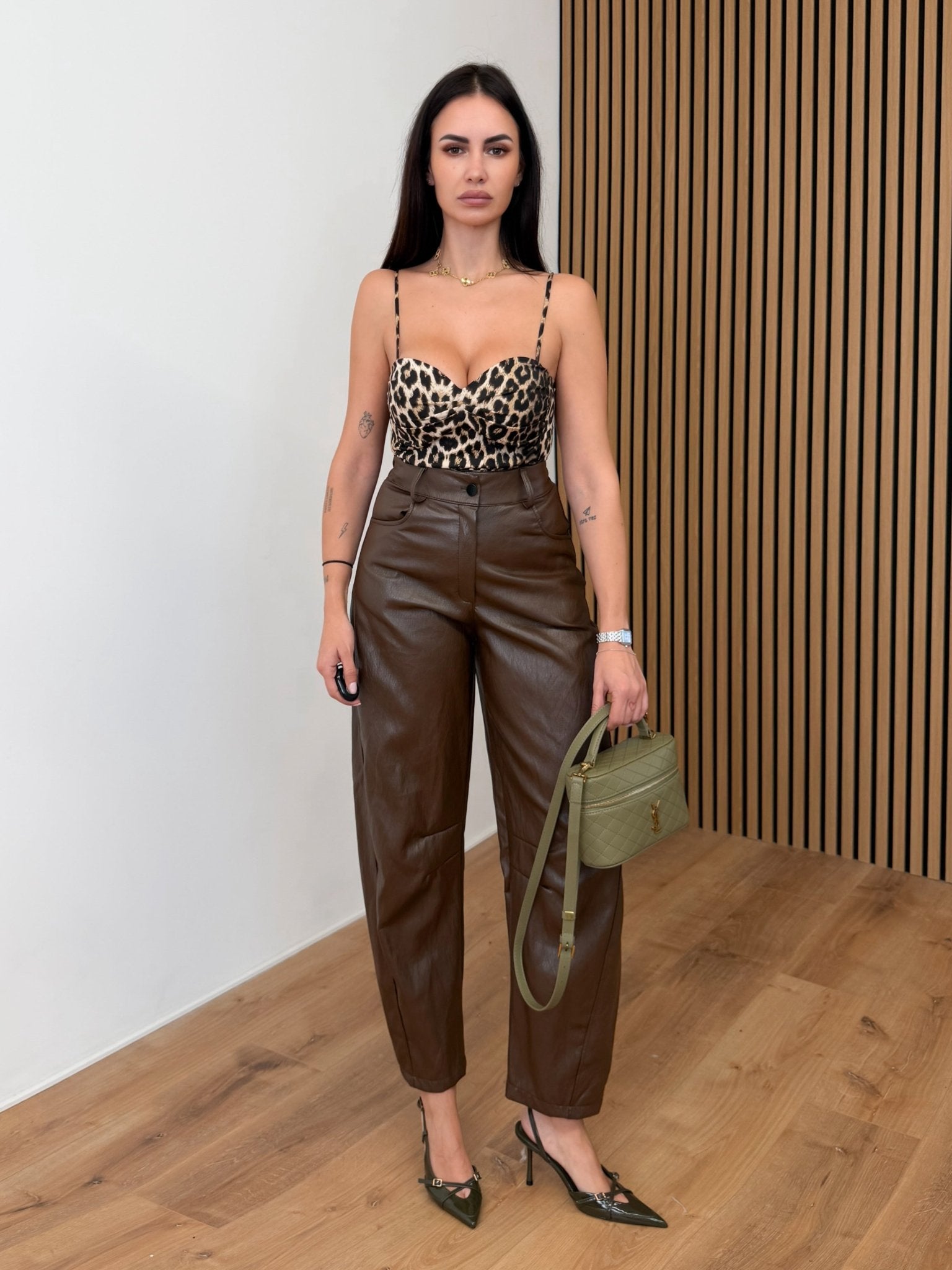 Pantalone Parentesi Ecop - Marrone - SAINTH