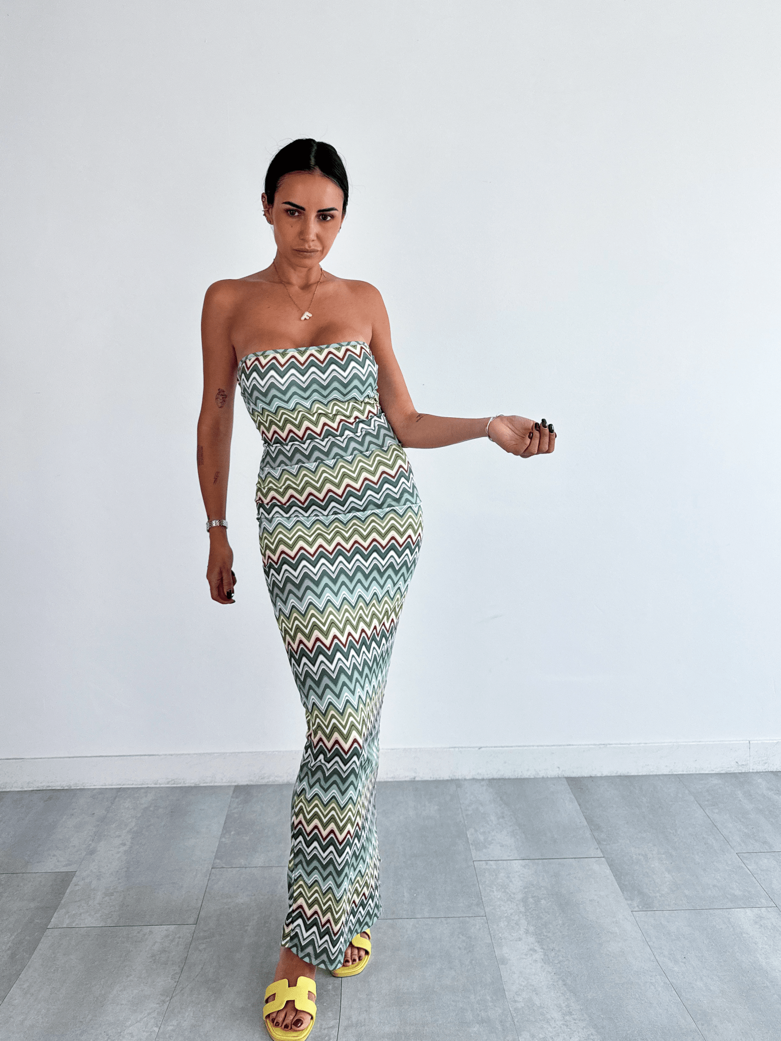 Abito Baroncella - Army Green - SAINTH