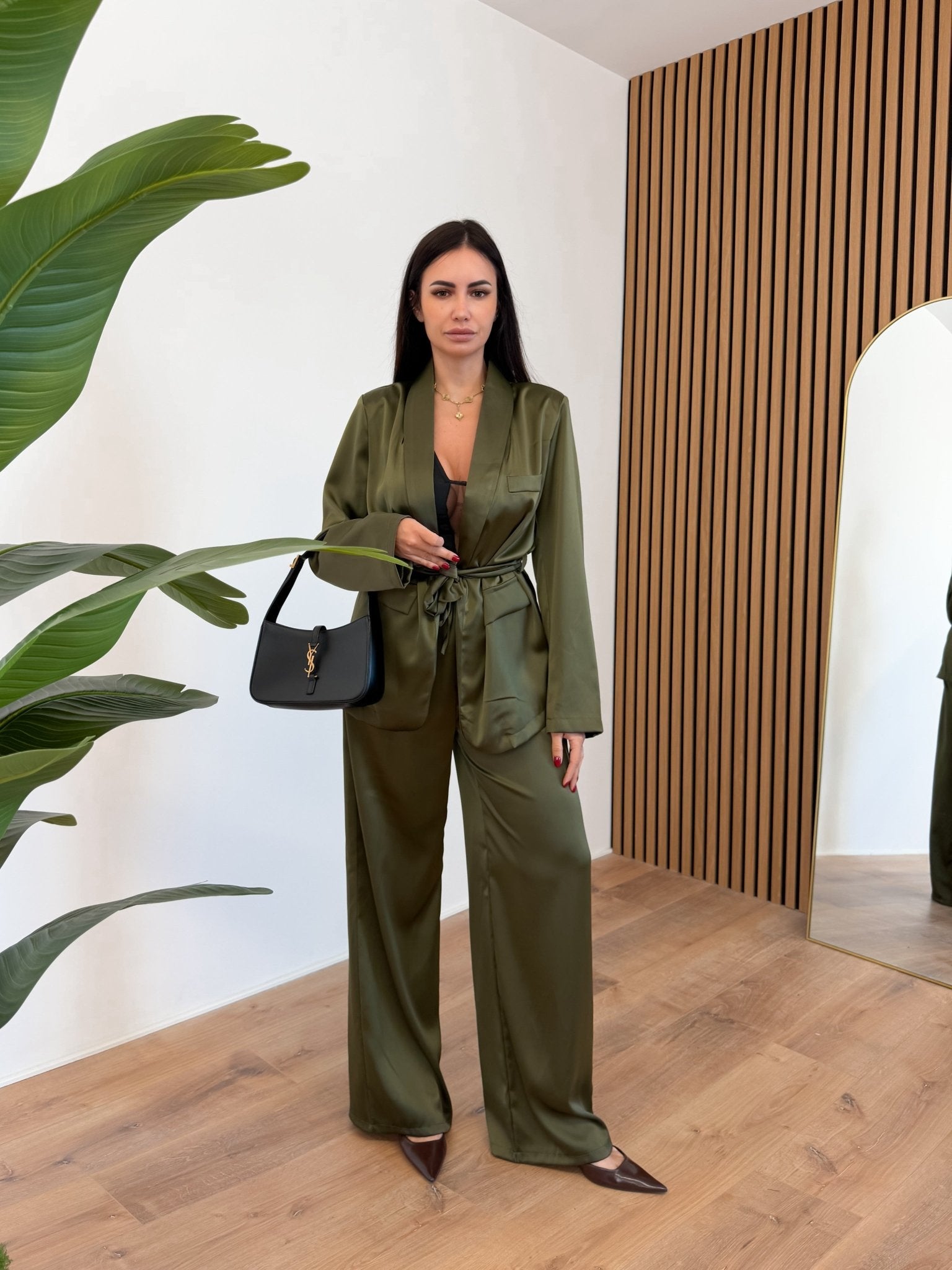 Coordinato Satin - Army Green - SAINTH