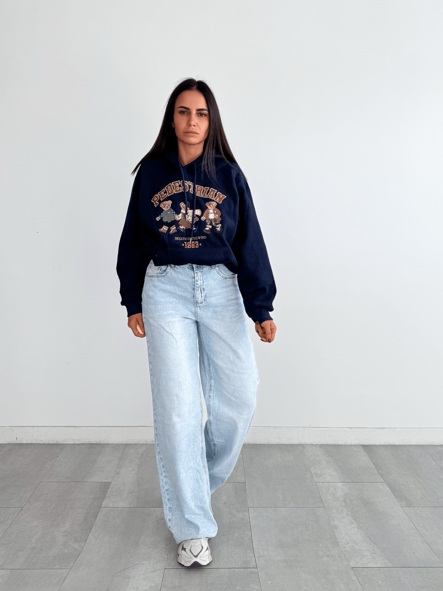 Felpa Teddy - Blu - SAINTH