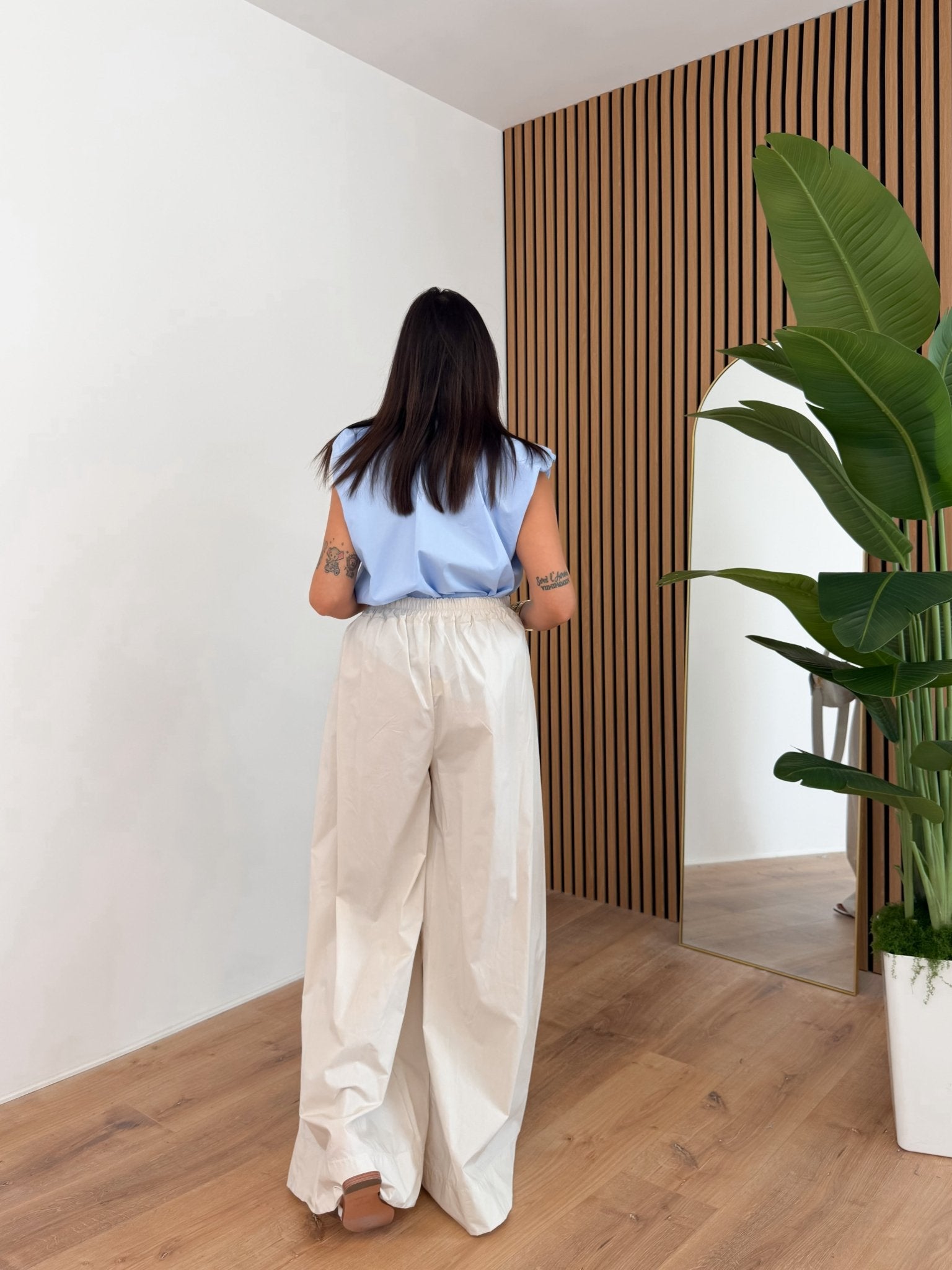 Pantalone Cream - Burro - SAINTH