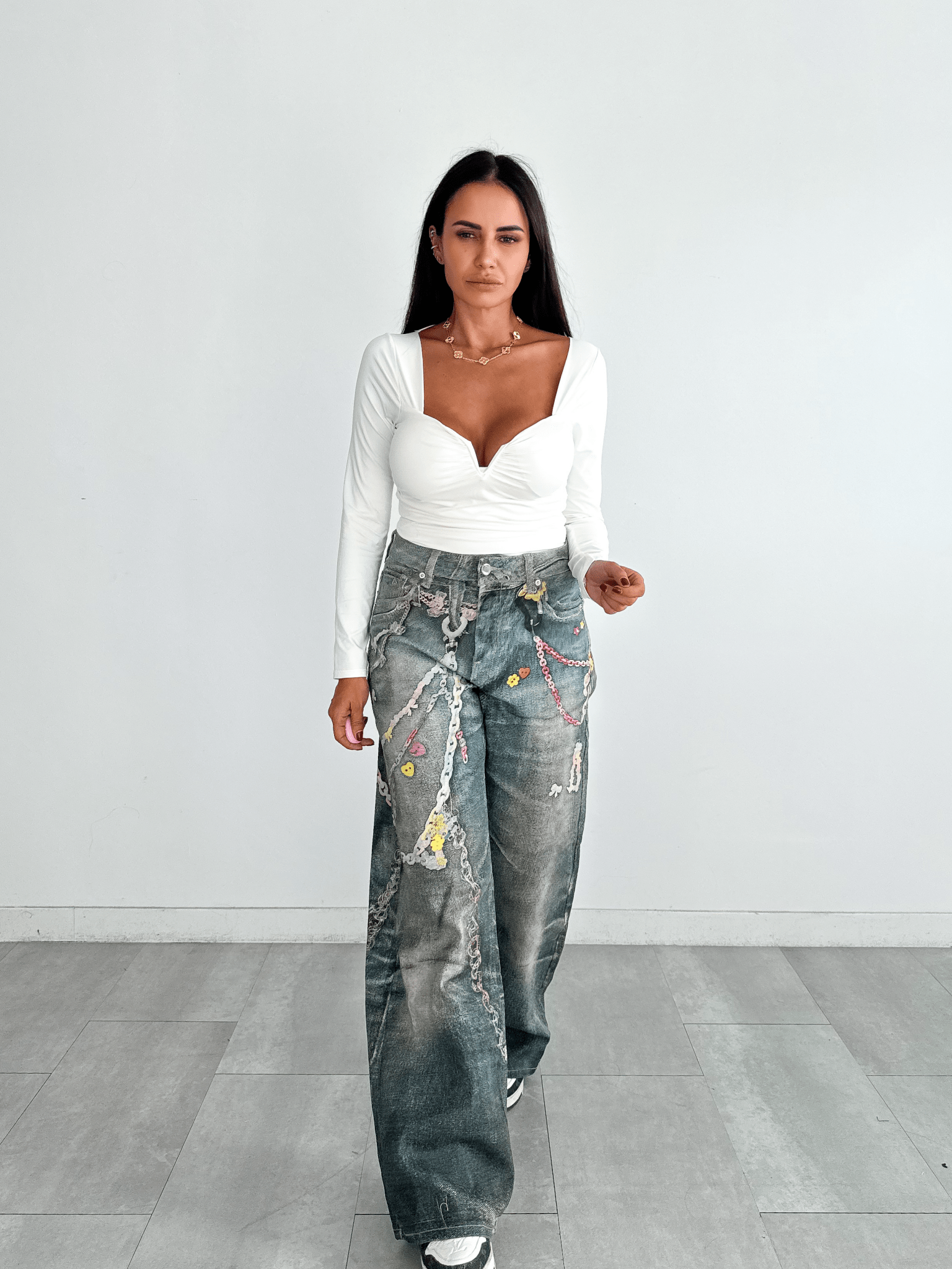 Maglietta Miss - Bianca - SAINTH