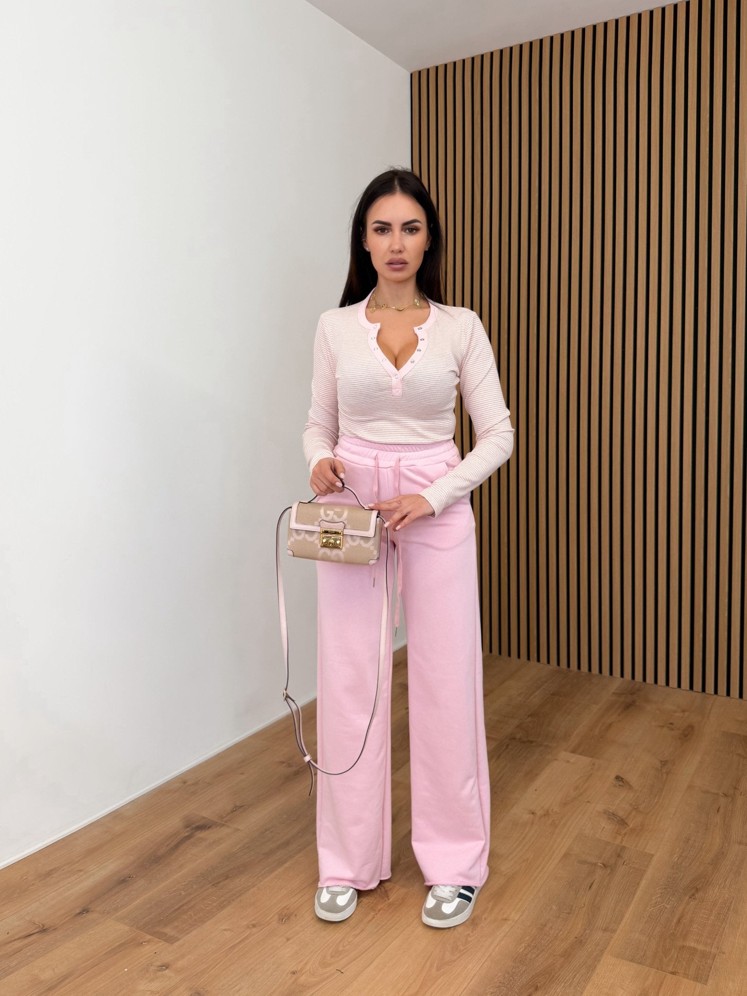 Pantalone Tuta Palazzo - Rosa - SAINTH