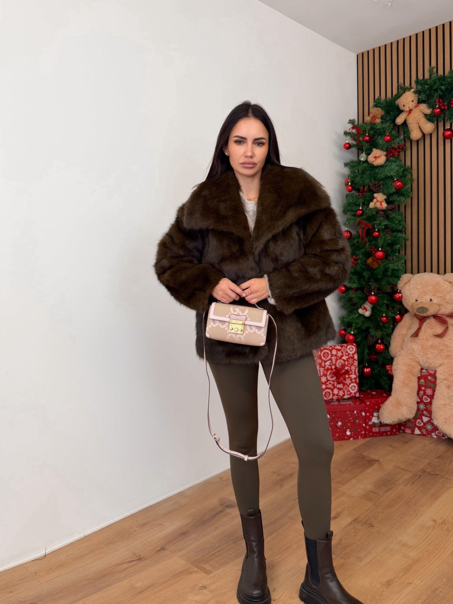 Pelliccia Gilet 2in1 - Marrone - SAINTH