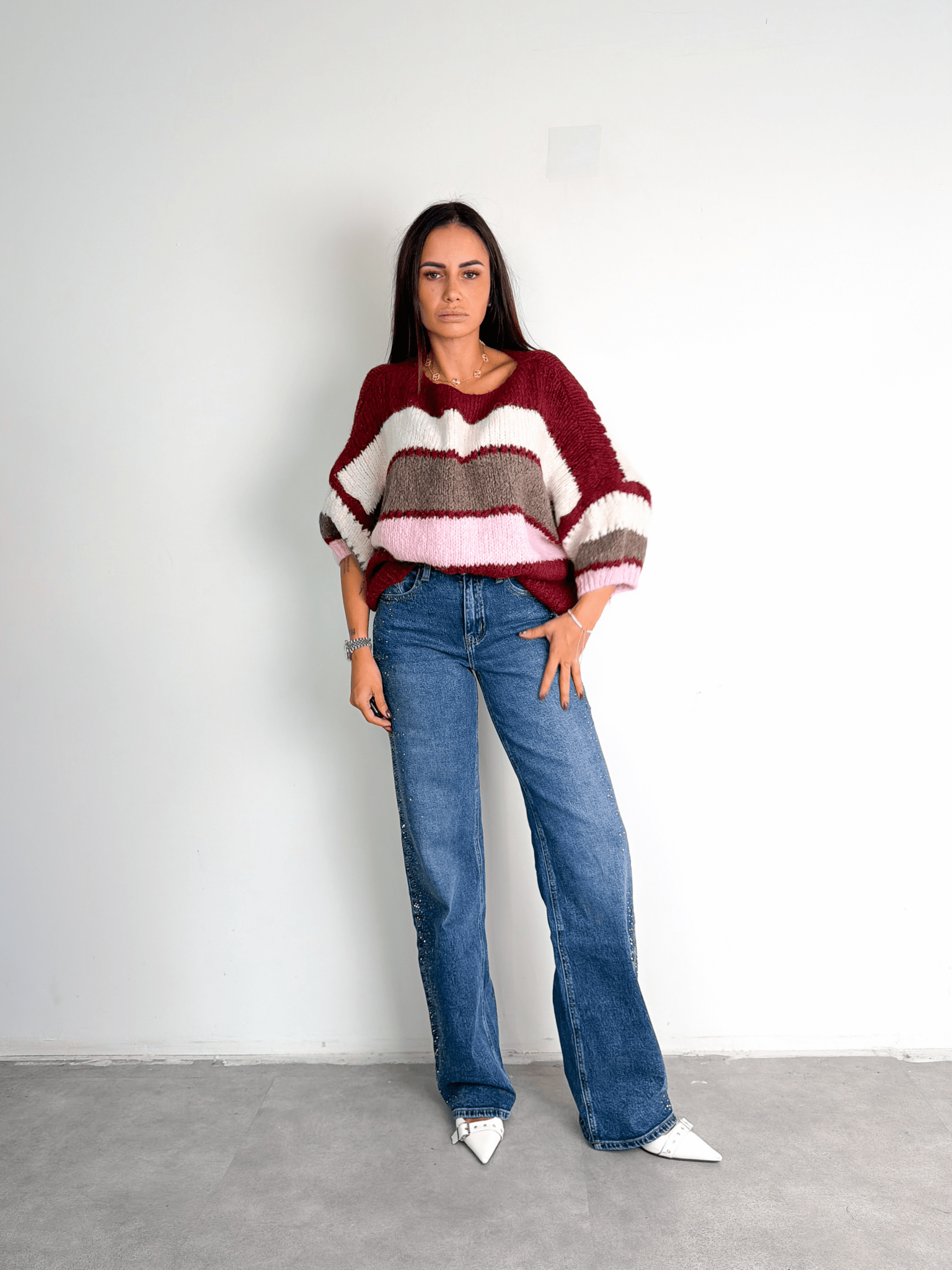 Pull Colorful - Bordeaux - SAINTH