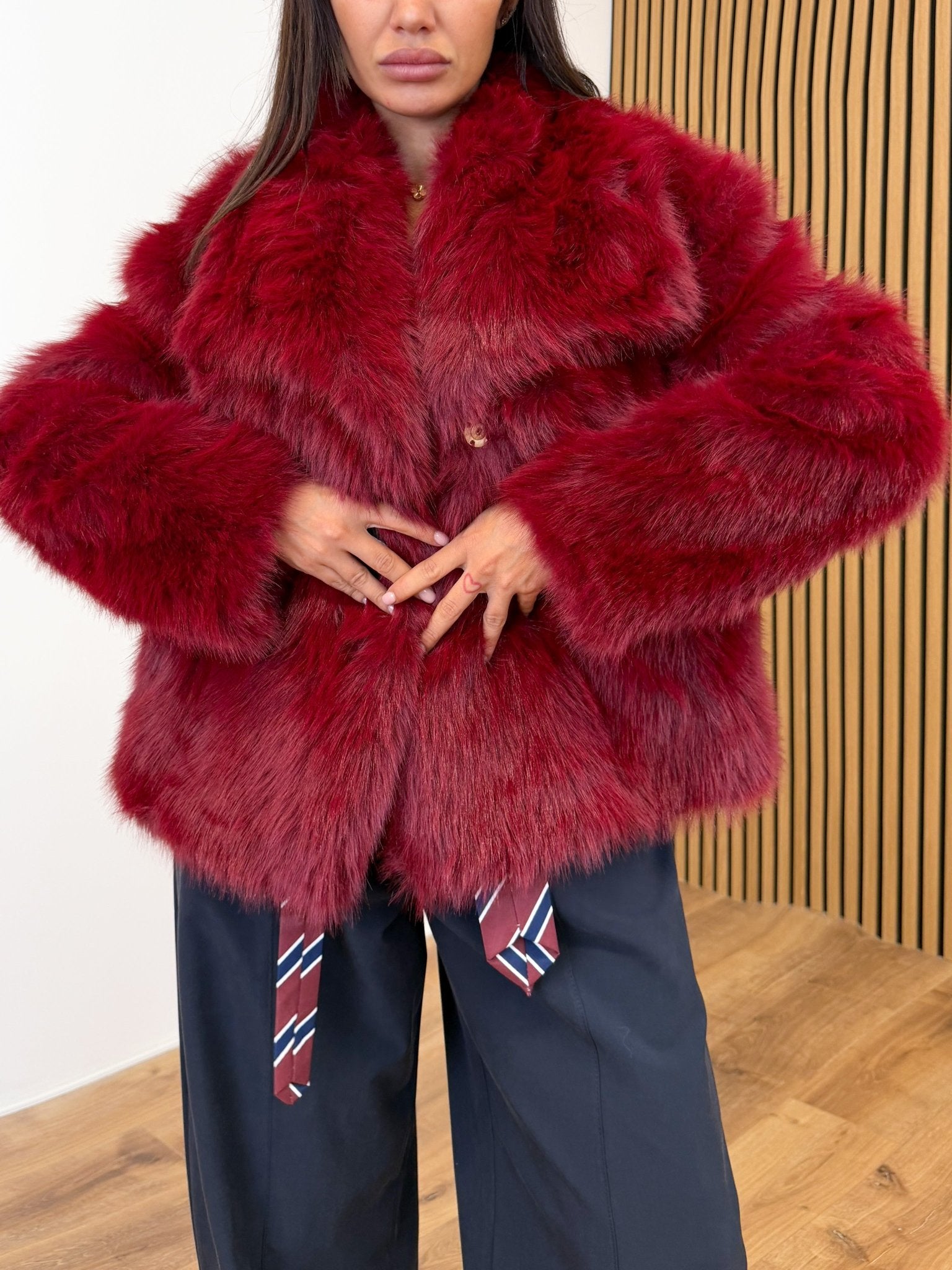 Pelliccia Wolf - Bordeaux - SAINTH