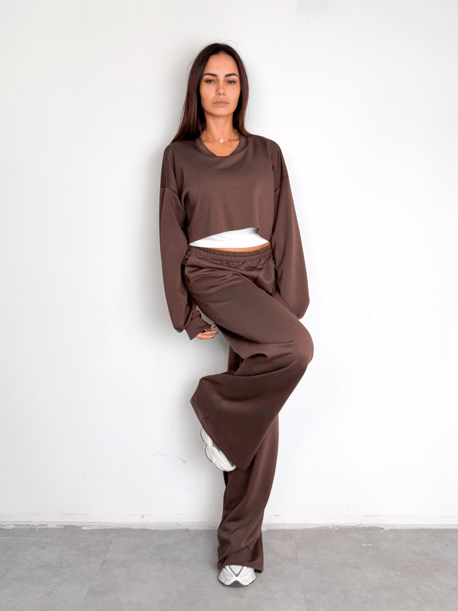 Felpa Active 2in1 - Marrone - SAINTH