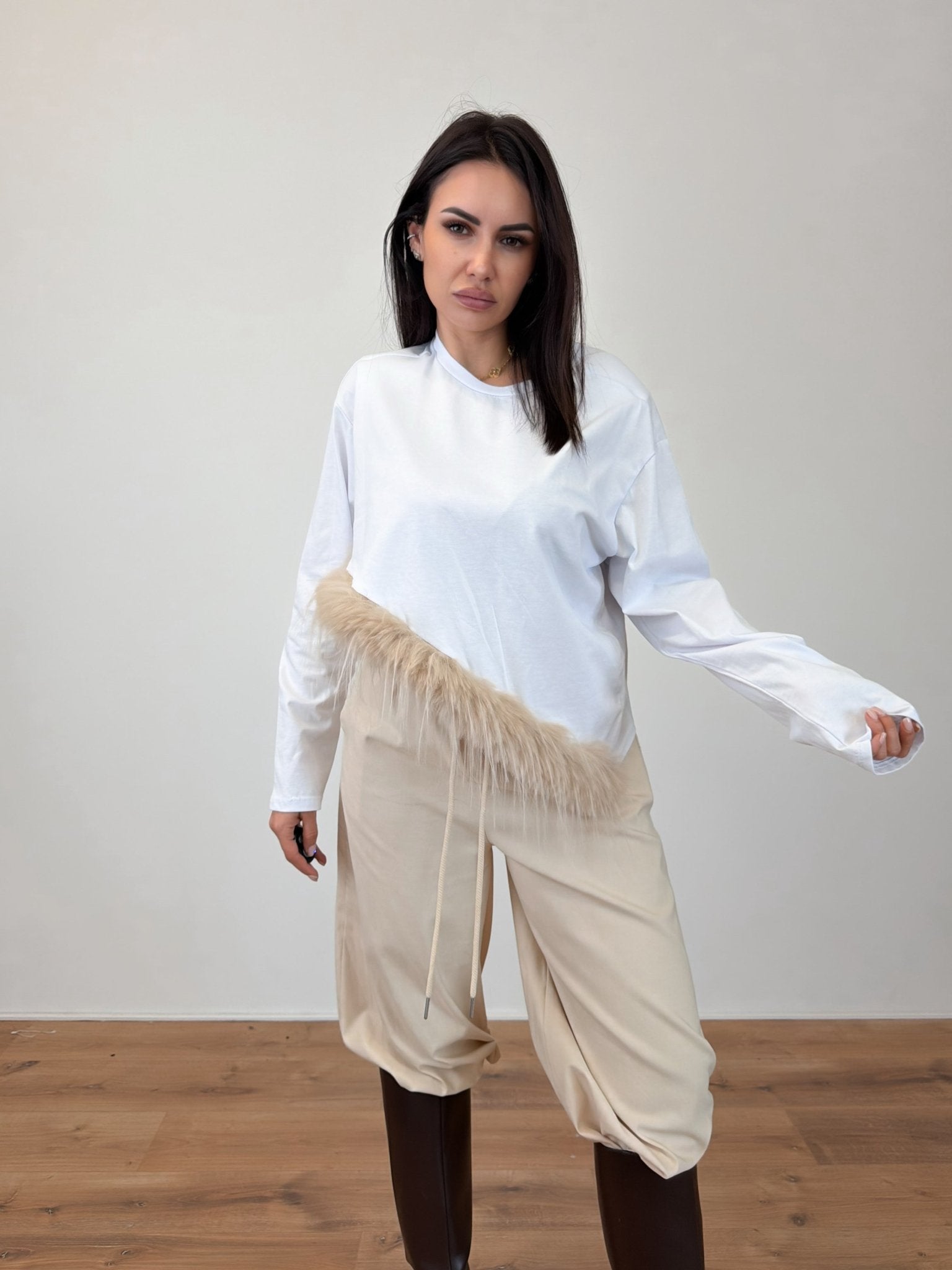 Maglietta Pelosina - Bianca - SAINTH