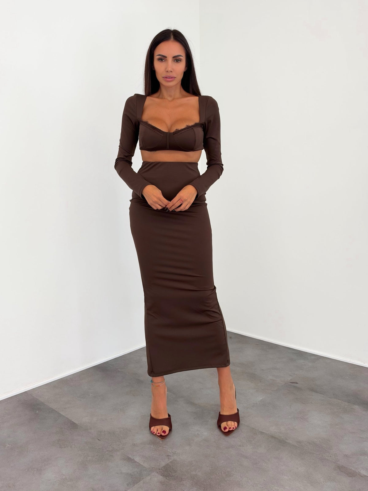 Coordinato Venere - Marrone - SAINTH