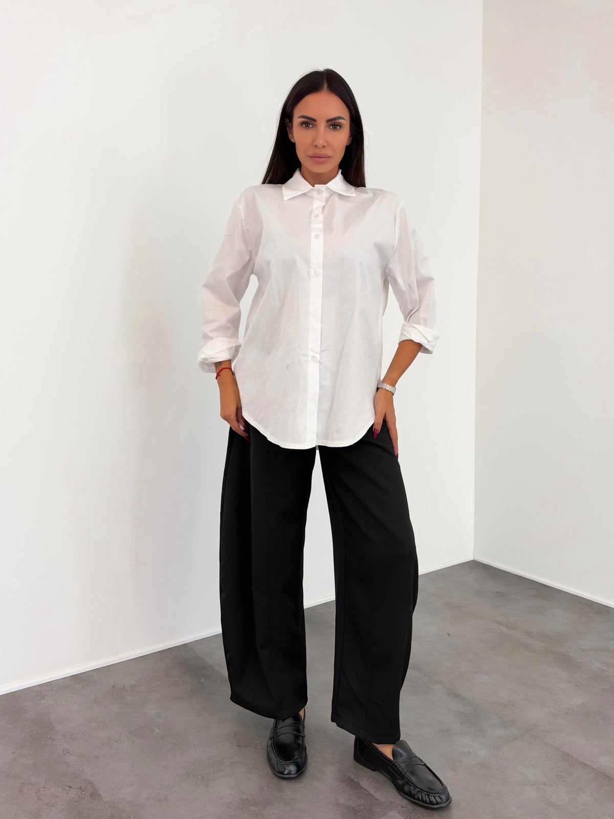 Camicia Basic - Bianca - SAINTH