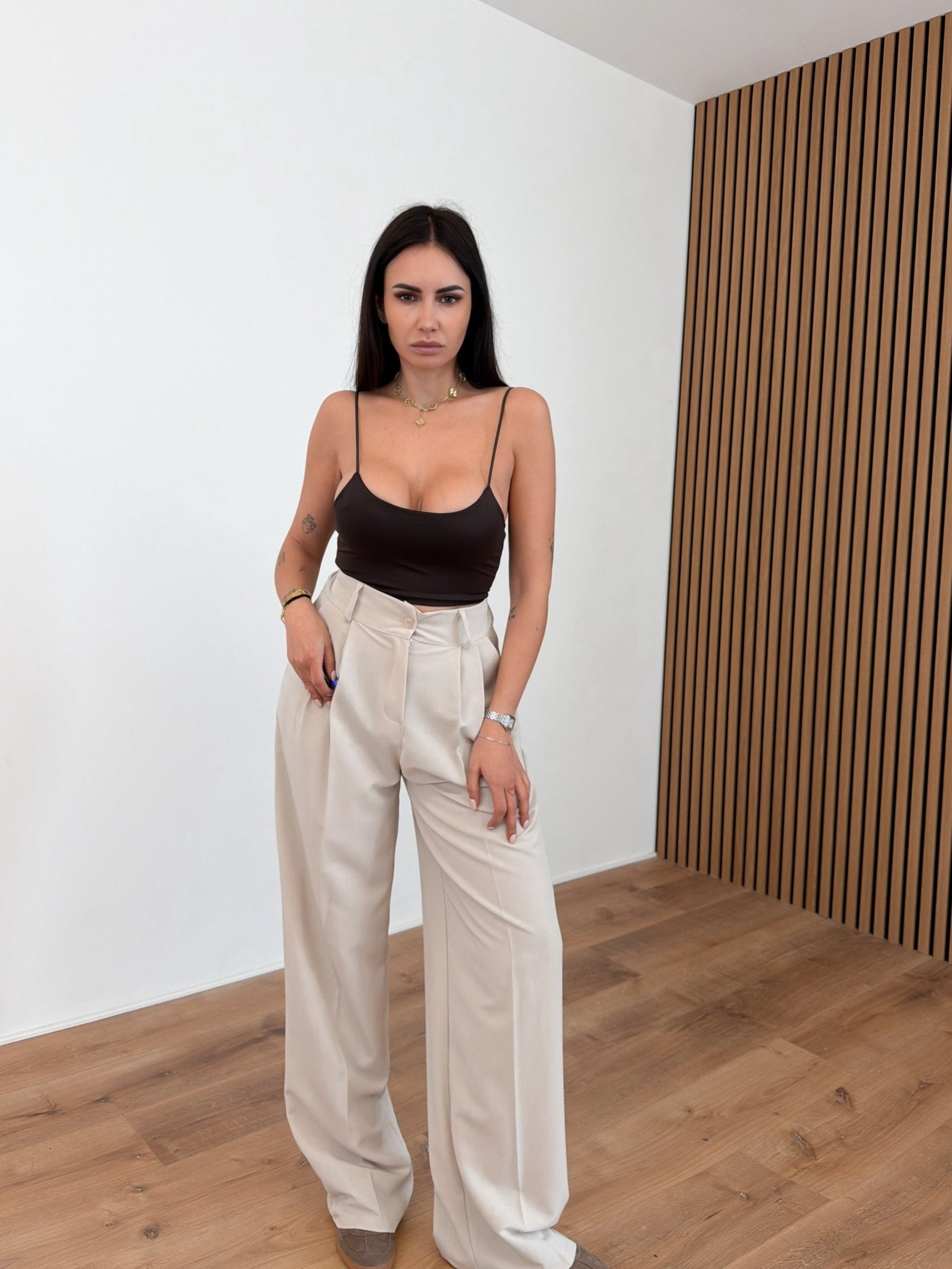 Pantalone Office - Beige - SAINTH