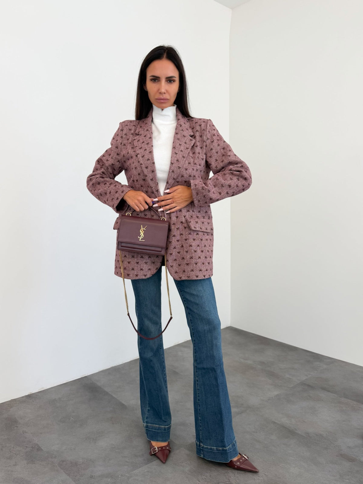 Blazer Fiocchetti - Bordeaux - SAINTH