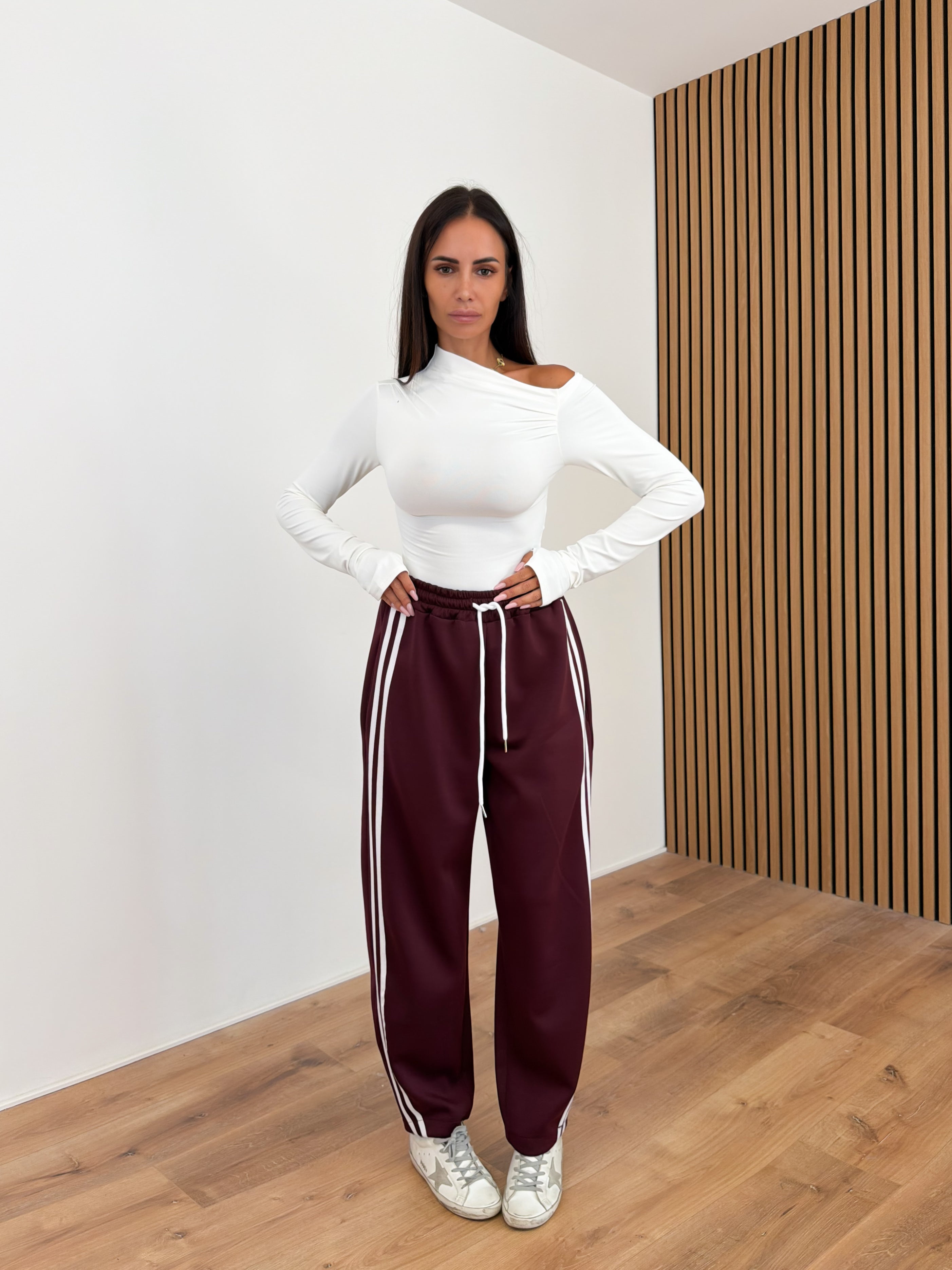 Pantalone Tuta Essential - Bordeaux
