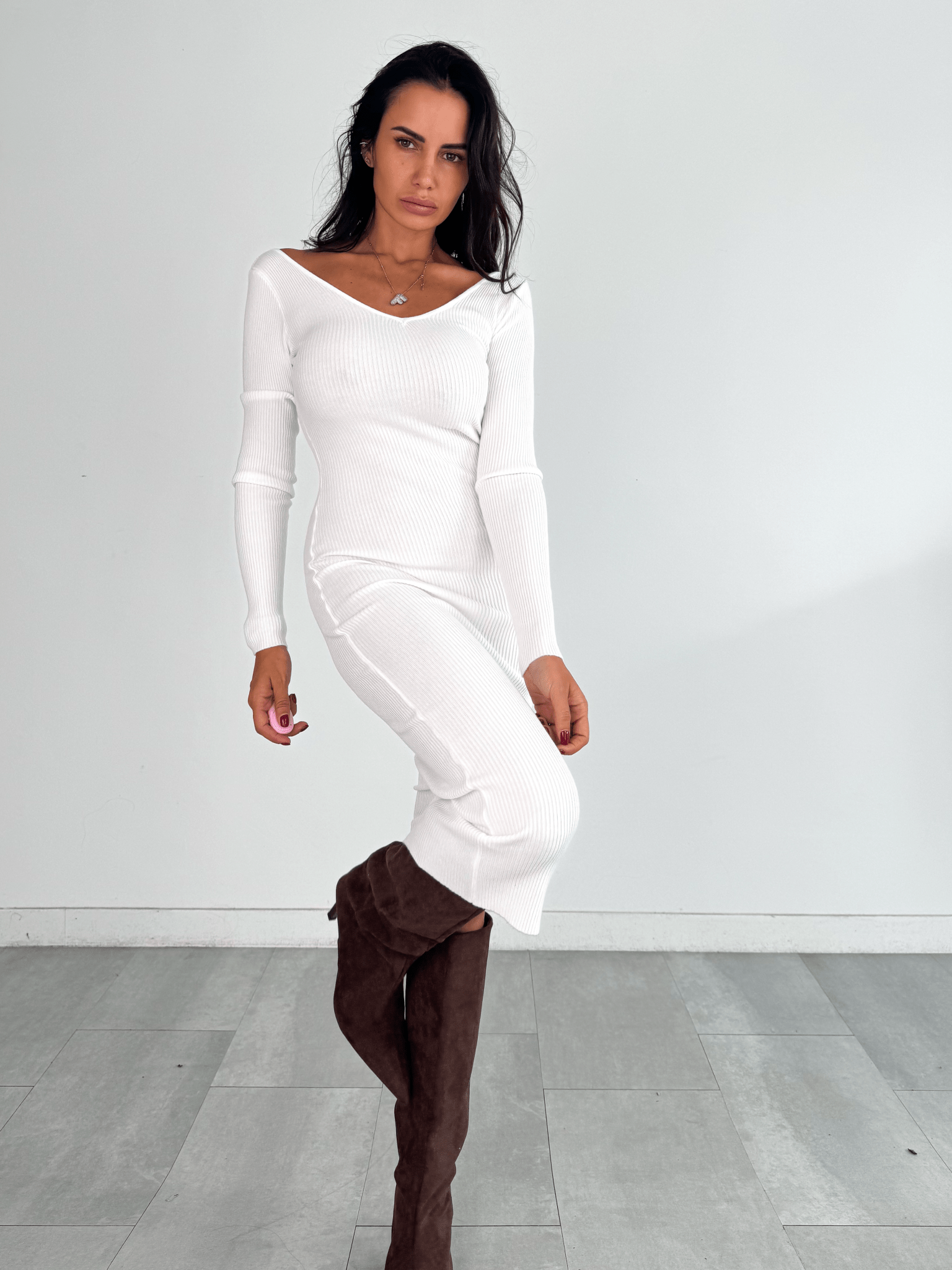 Abito Pull Fascino - Bianco - SAINTH