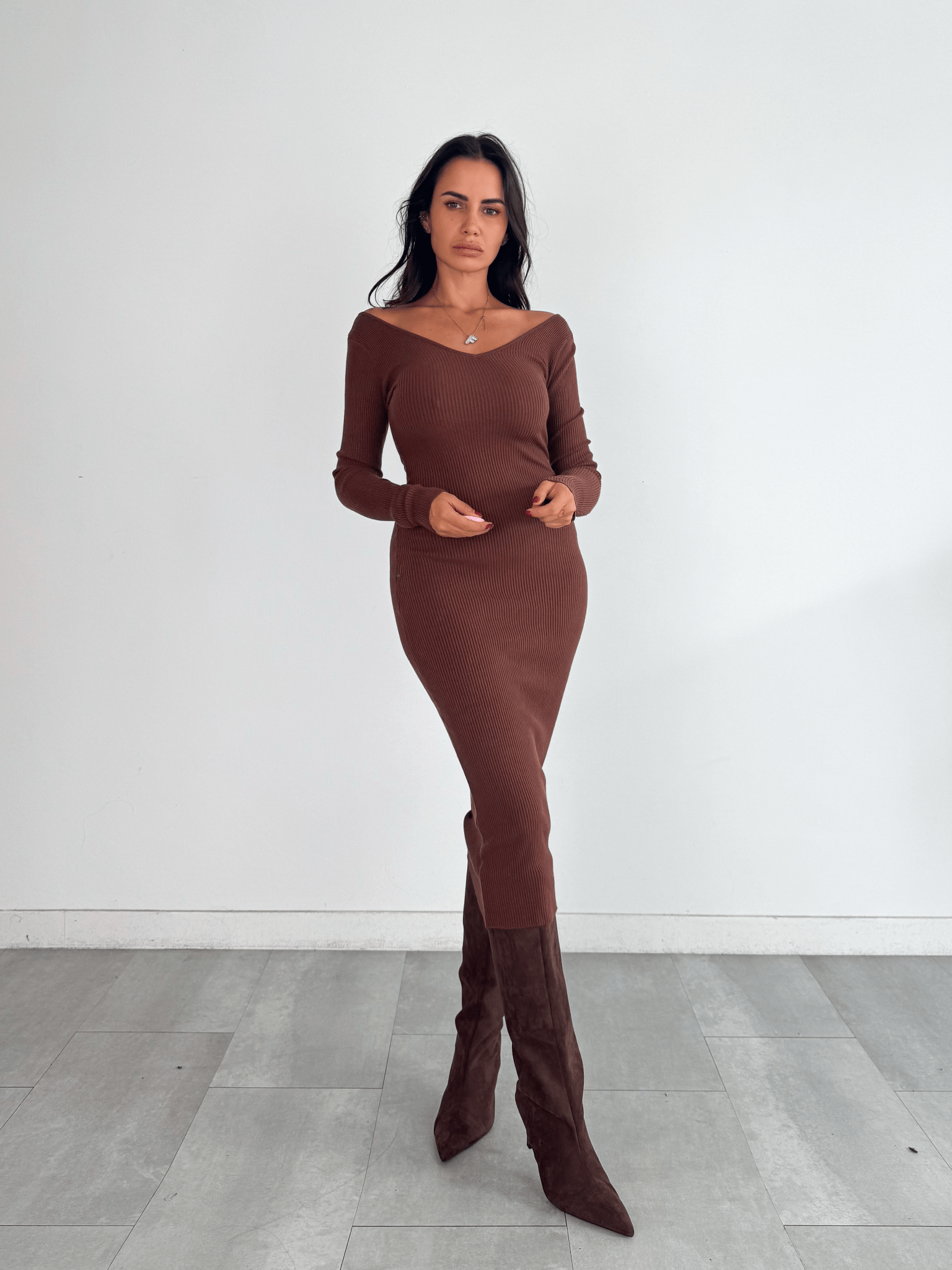 Abito Pull Fascino - Marrone - SAINTH