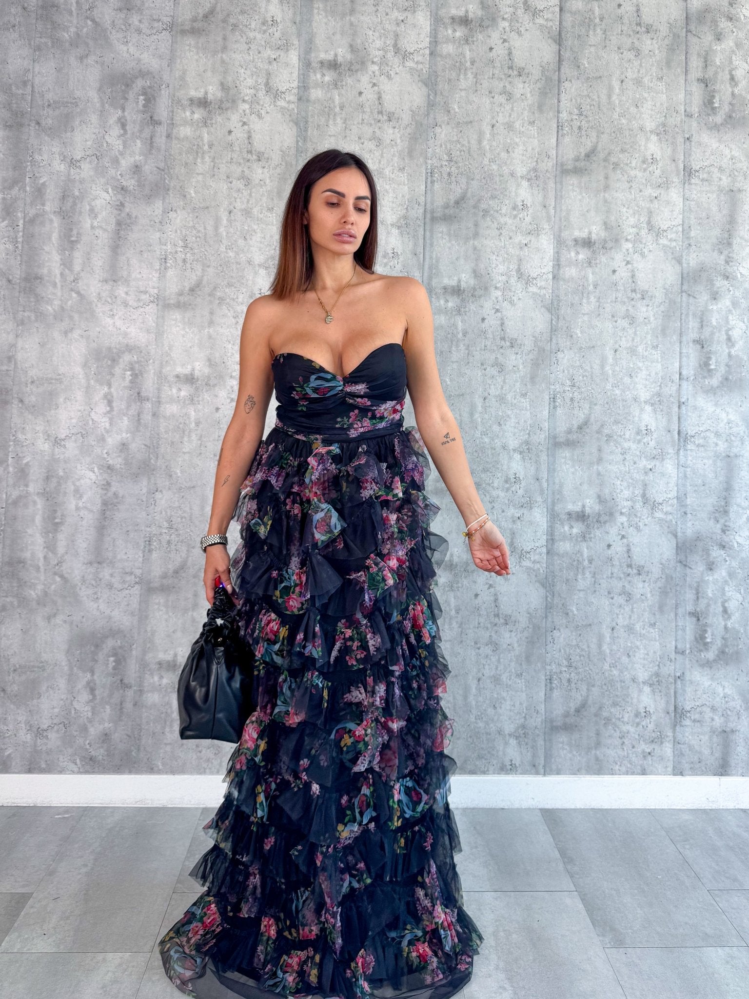 Abito Dolcemente - Nero - SAINTH