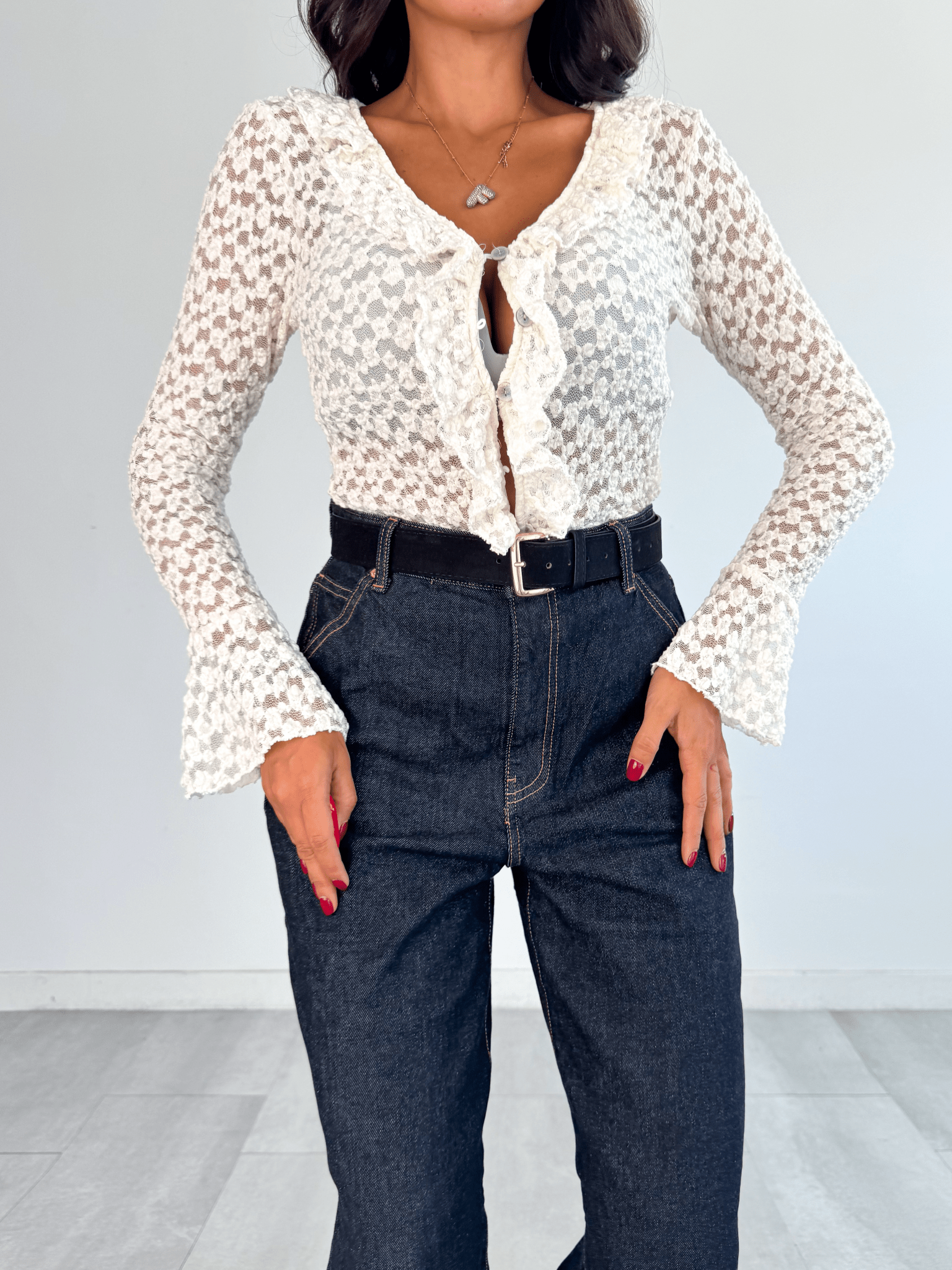 Jeans Oikos + Cintura - Denim - SAINTH