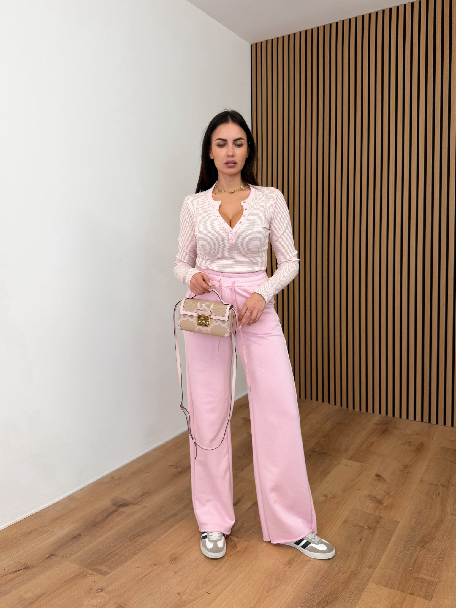 Pantalone Tuta Palazzo - Rosa - SAINTH