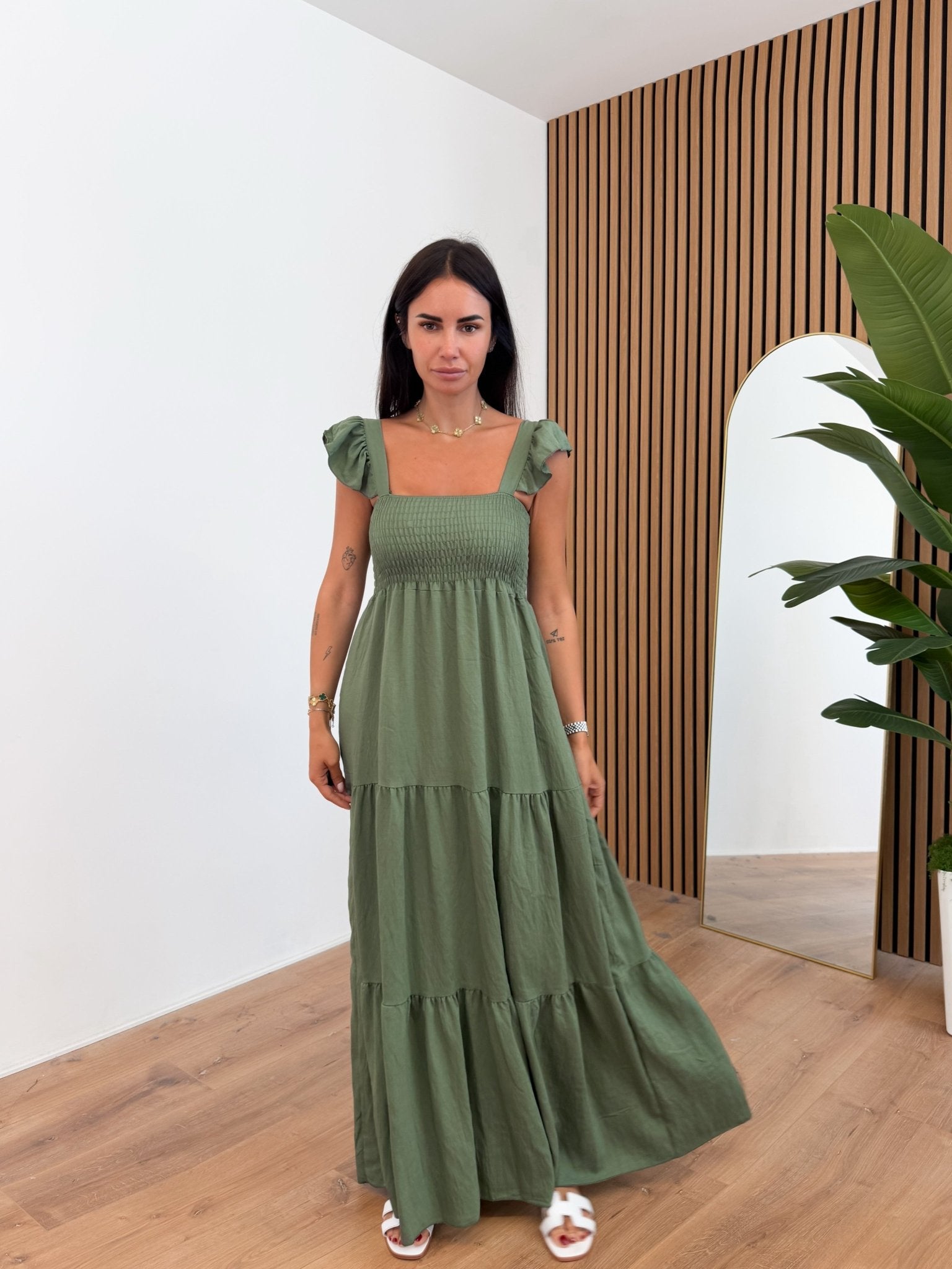 Abito Dora - Army Green - SAINTH