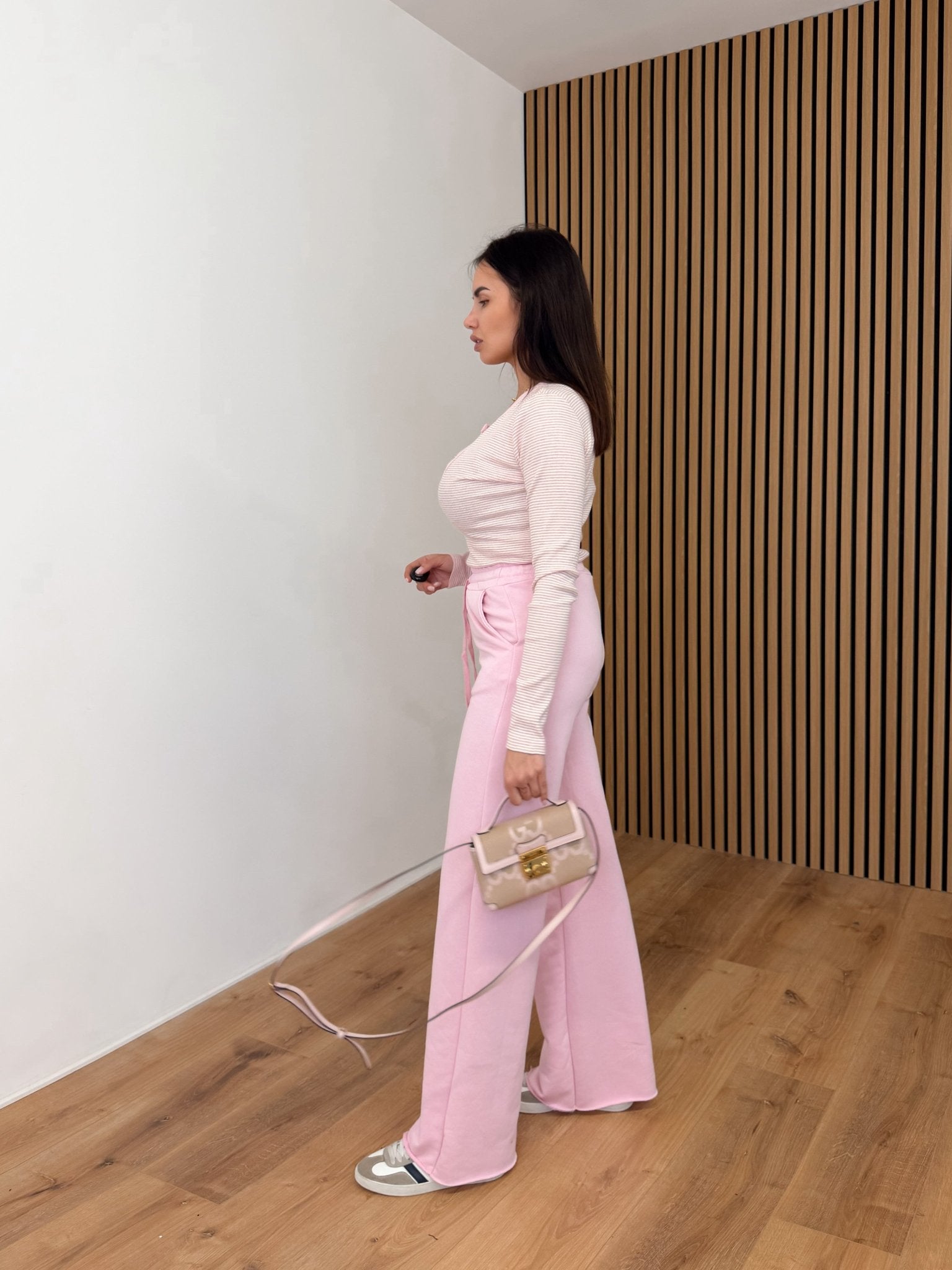 Pantalone Tuta Palazzo - Rosa - SAINTH